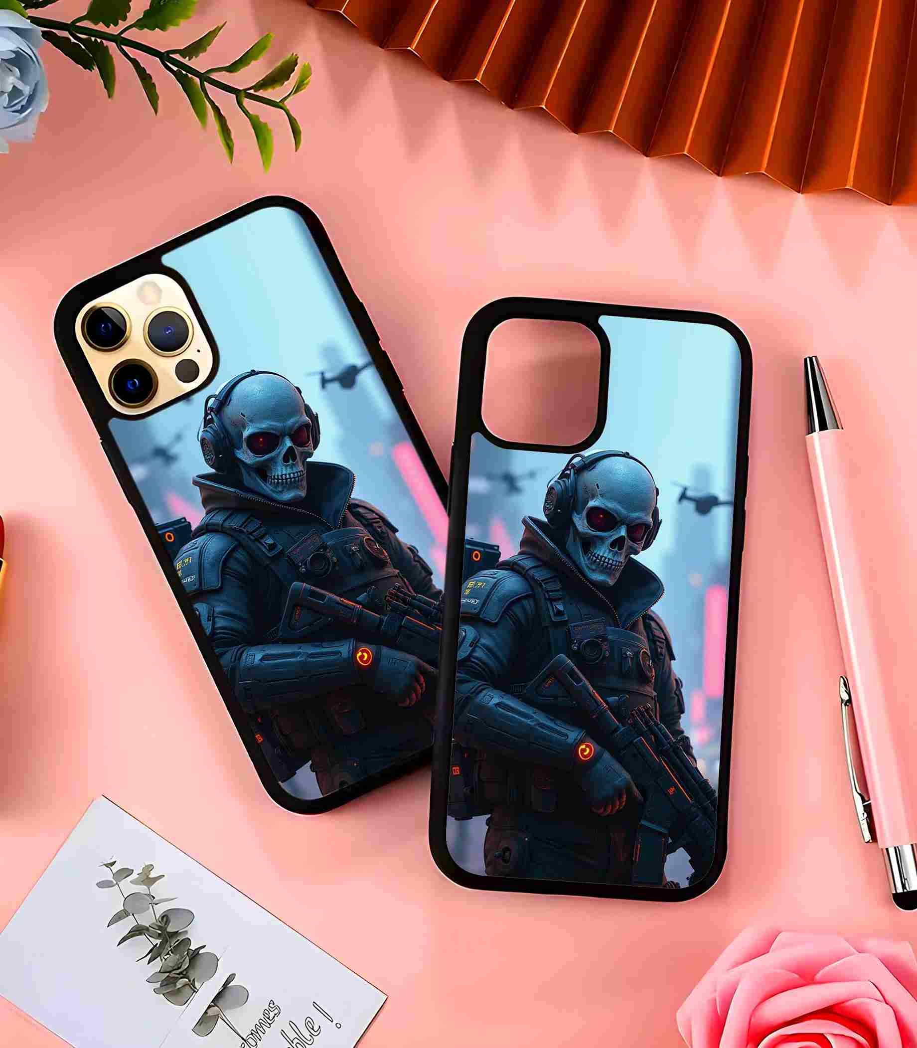 Ghost Soldier Advanced Warfare 2D Rubber Mobile Back Cover Ghost Soldier Advanced Warfare 2D Rubber Mobile Back Cover
