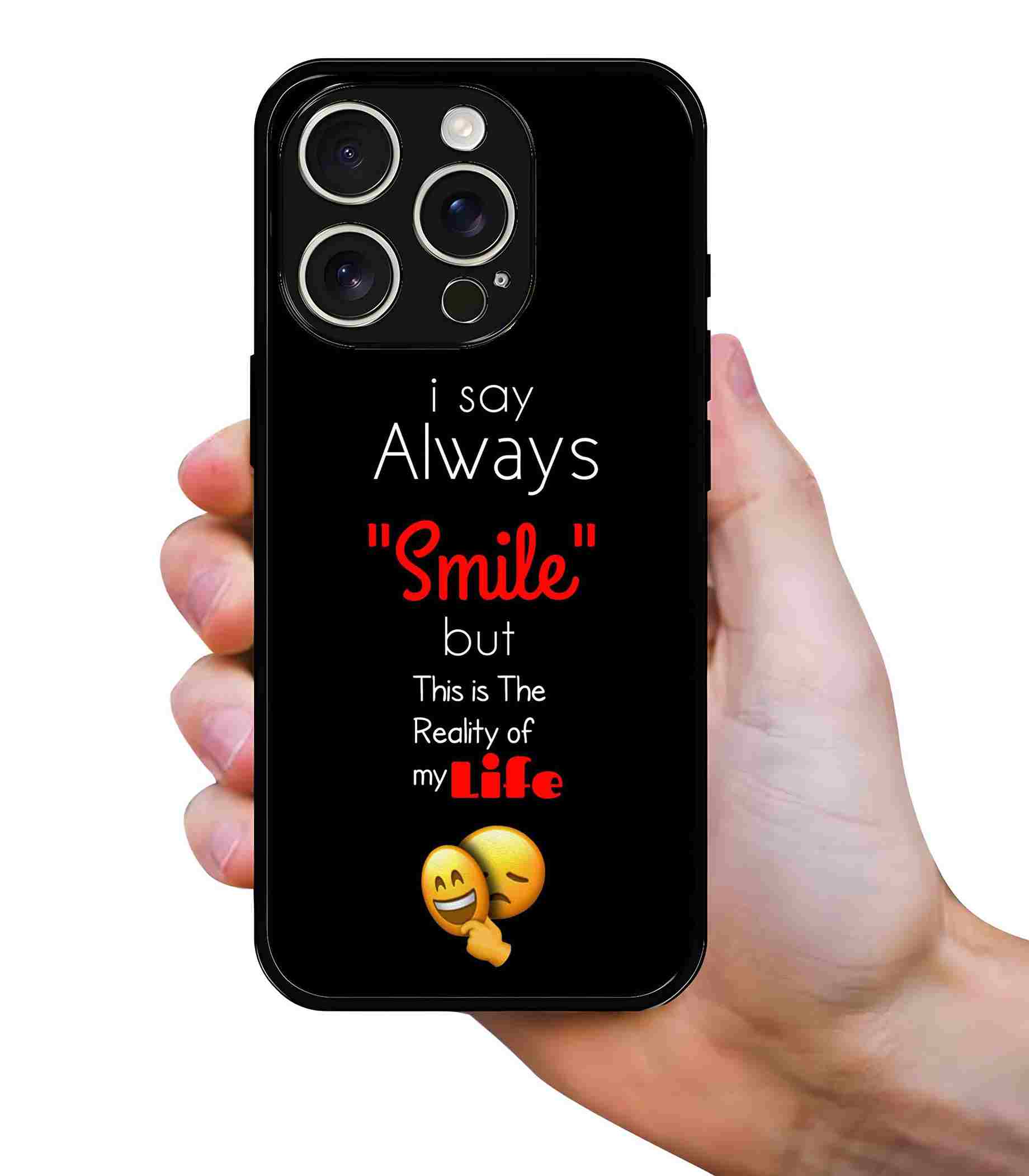 Reality of My Life 2D Rubber Mobile Back Cover Reality of My Life 2D Rubber Mobile Back Cover