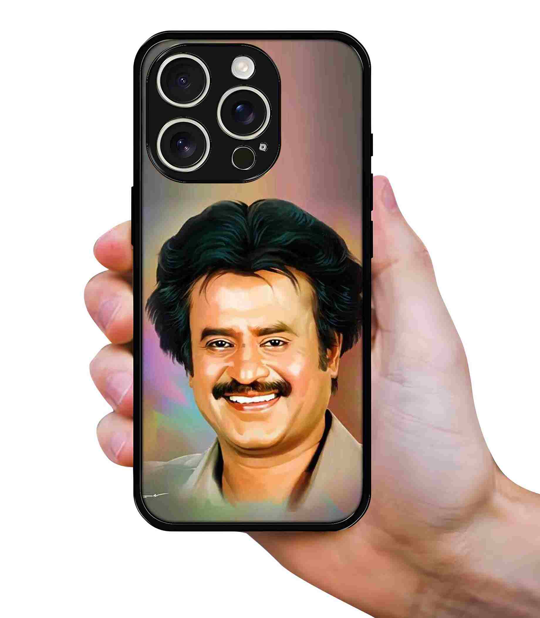 Rajinikanth 2D Rubber Mobile Back Cover Rajinikanth 2D Rubber Mobile Back Cover