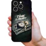 Time is Money 2D Rubber Mobile Back Cover