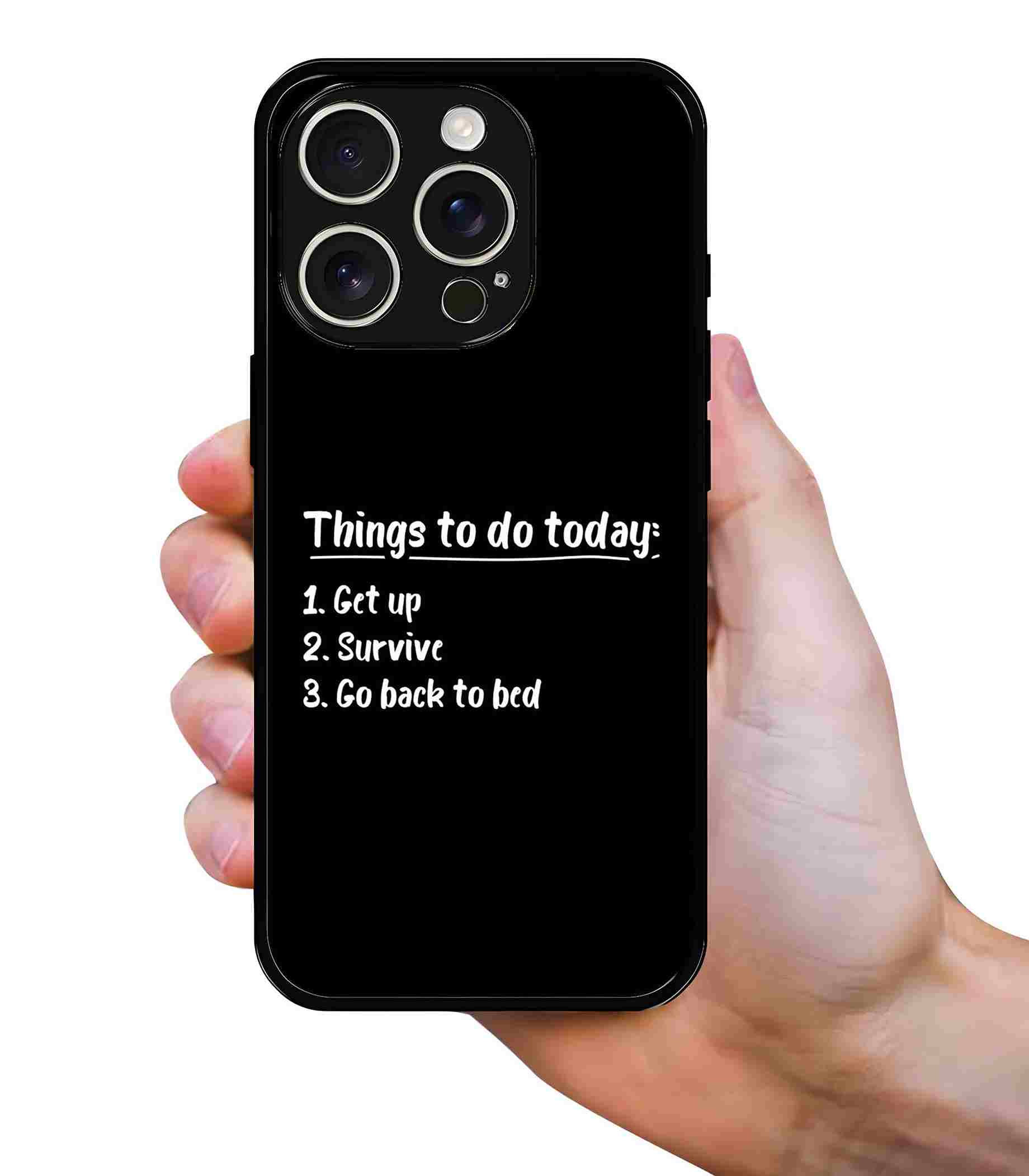 To Do List 2D Rubber Mobile Back Cover