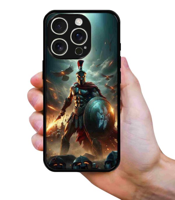 Sparta War 2D Rubber Mobile Back Cover