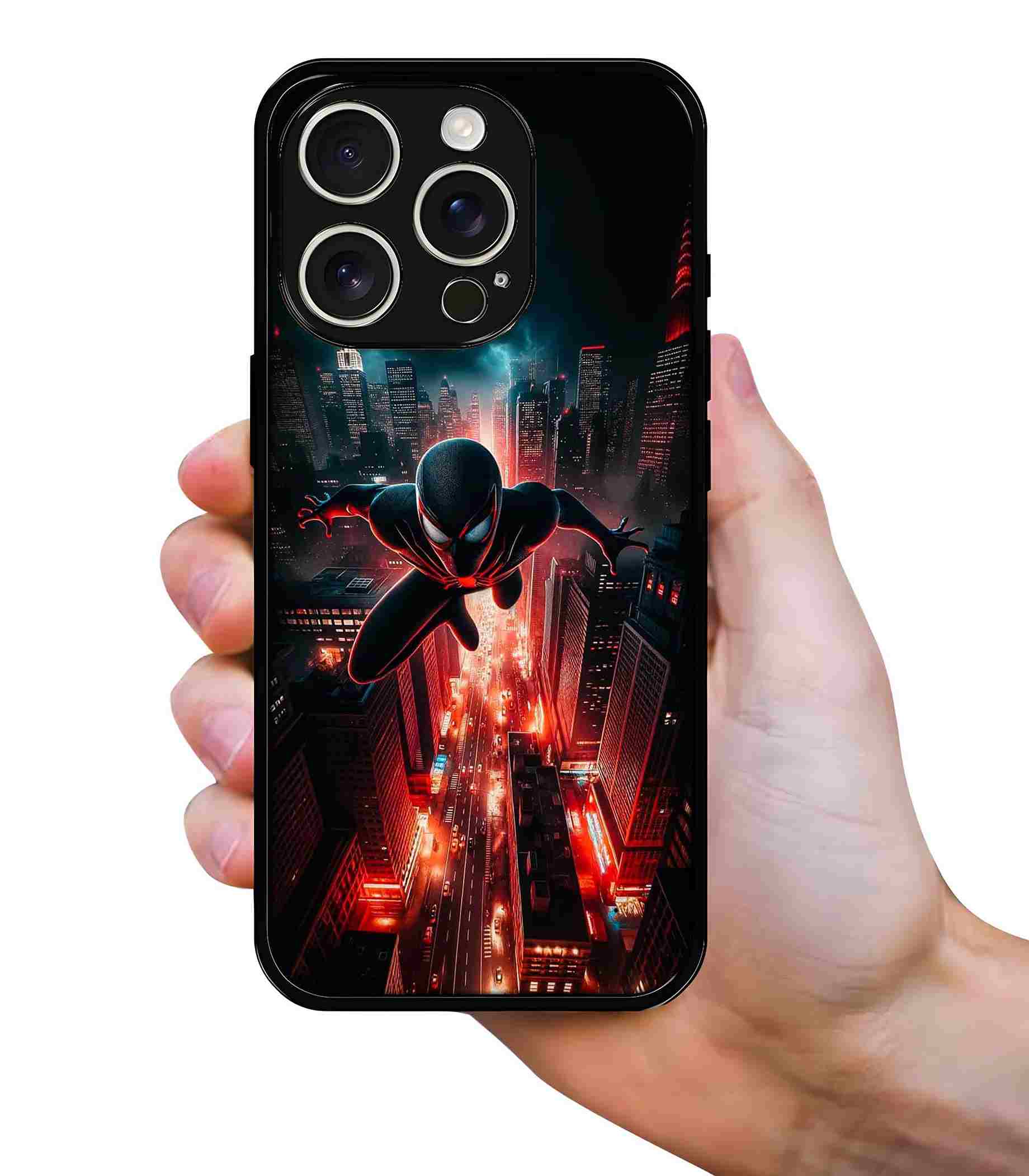 Spiderman Miles 2D Rubber Mobile Back Cover