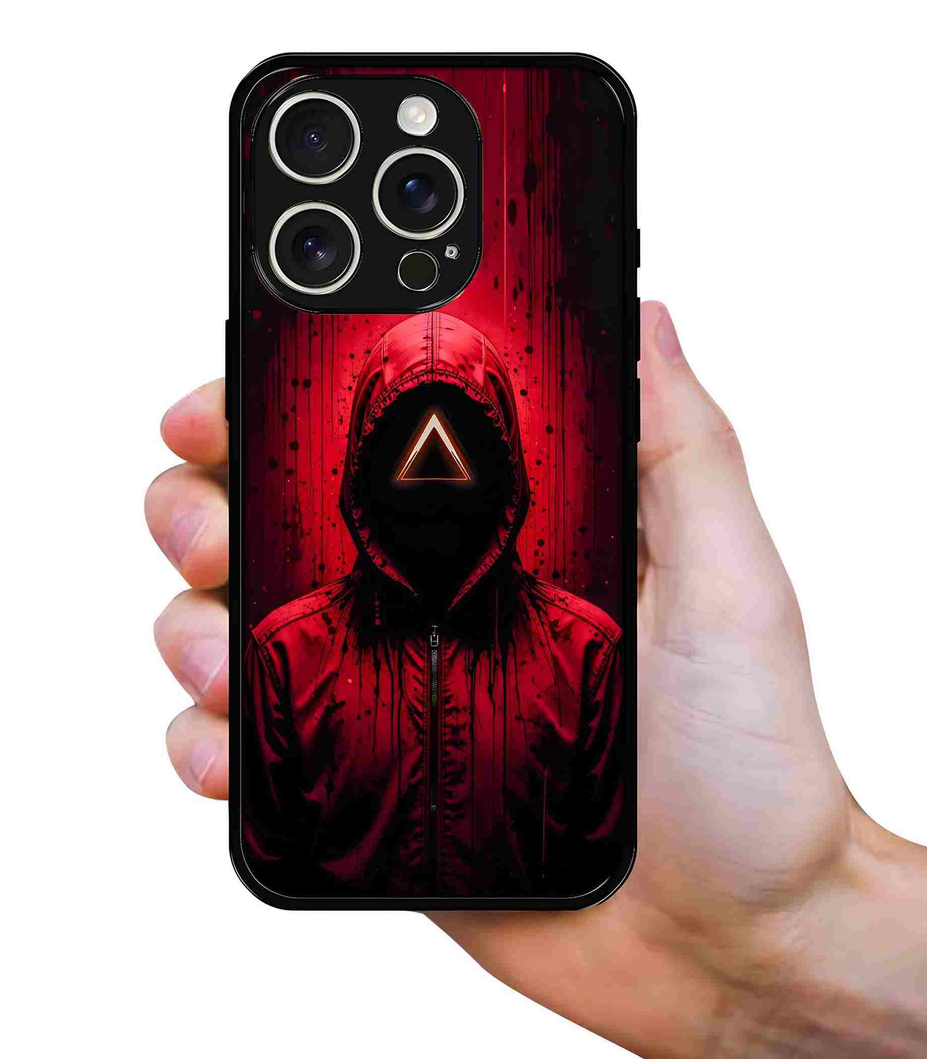 Squid Game Hoodie 2D Rubber Mobile Back Cover Squid Game Hoodie 2D Rubber Mobile Back Cover