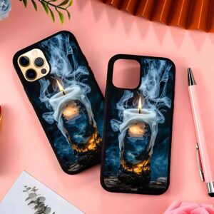 Crystal Candle 2D Rubber Mobile Back Cover