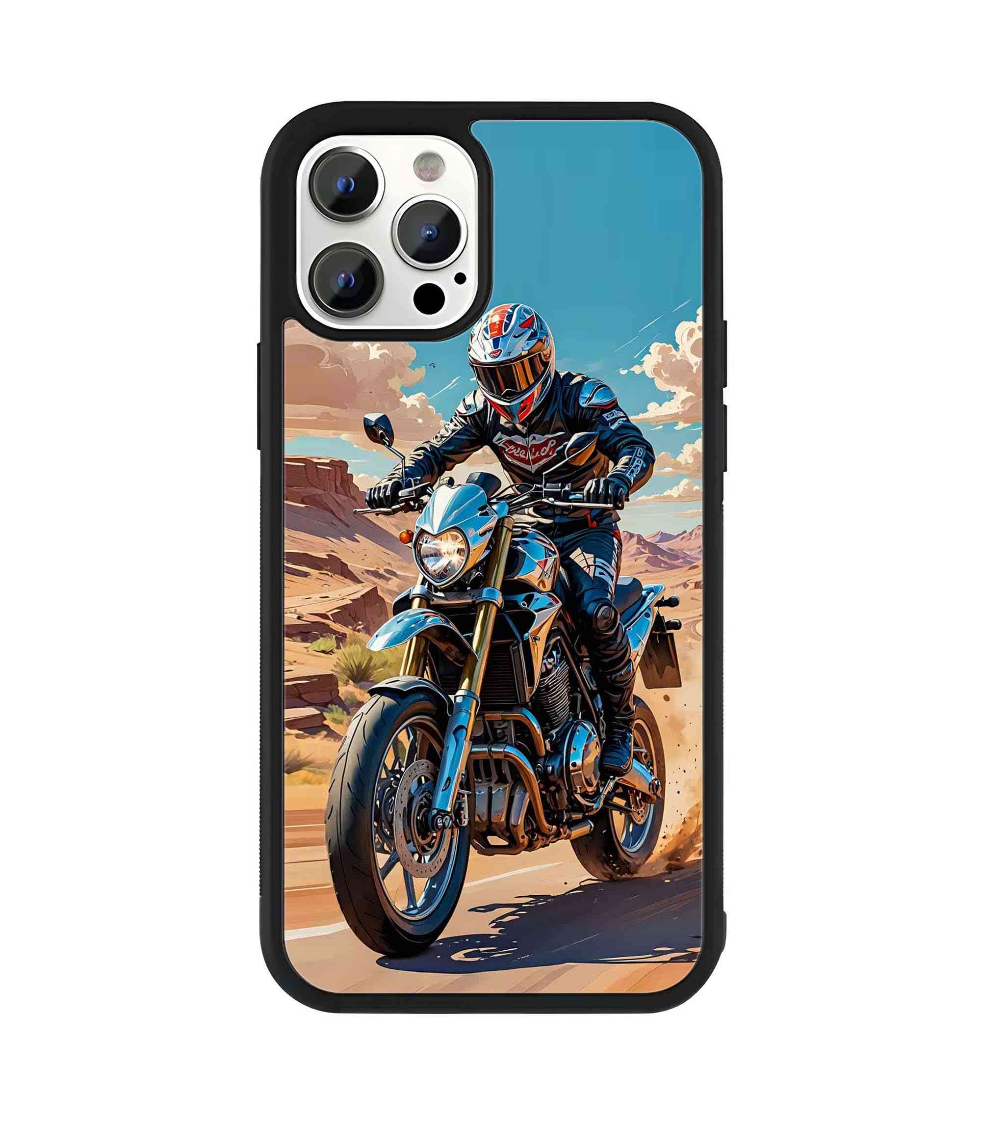 Off Road 2D Rubber Mobile Back Cover