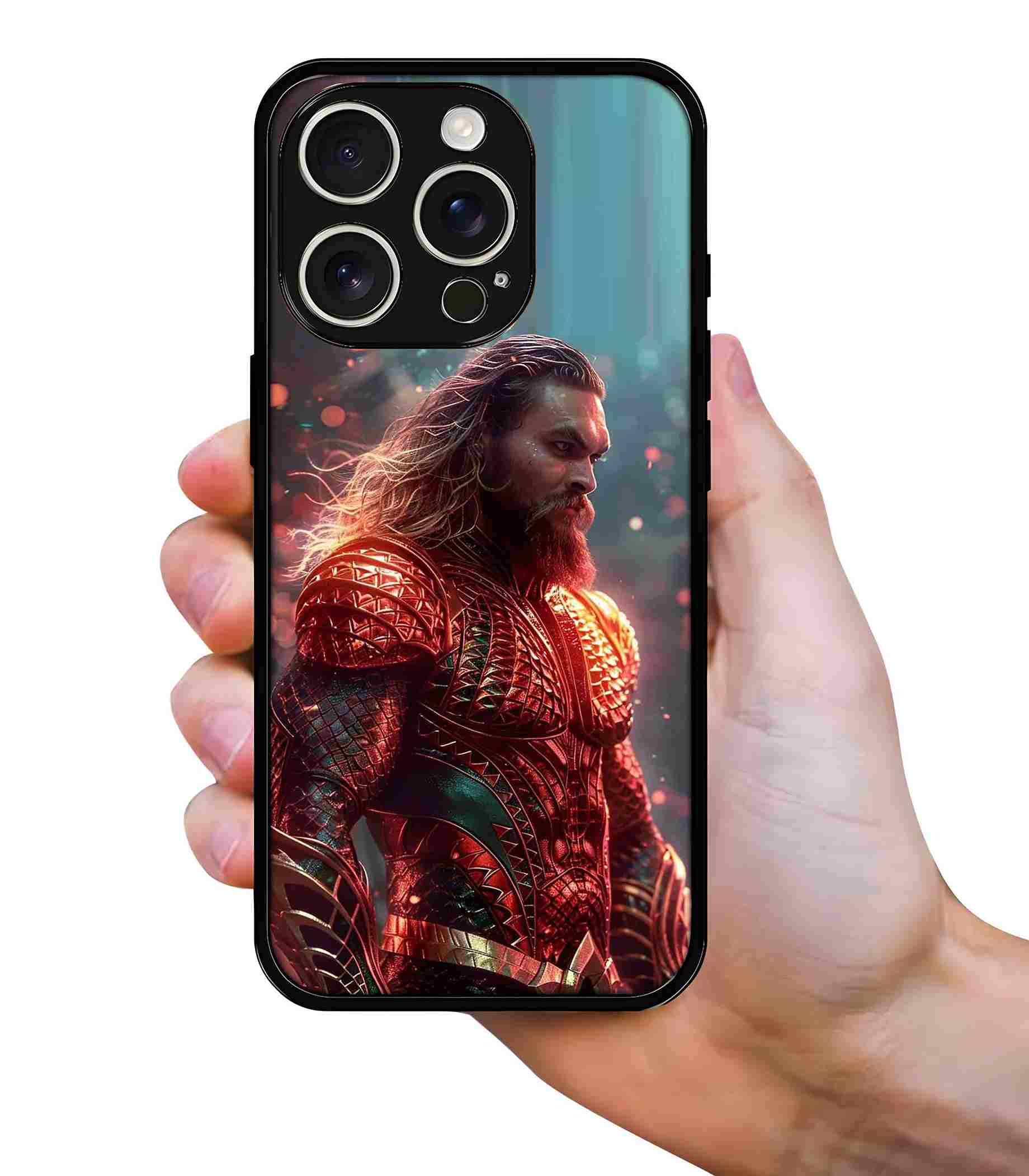 The Aquaman 2D Rubber Mobile Back Cover