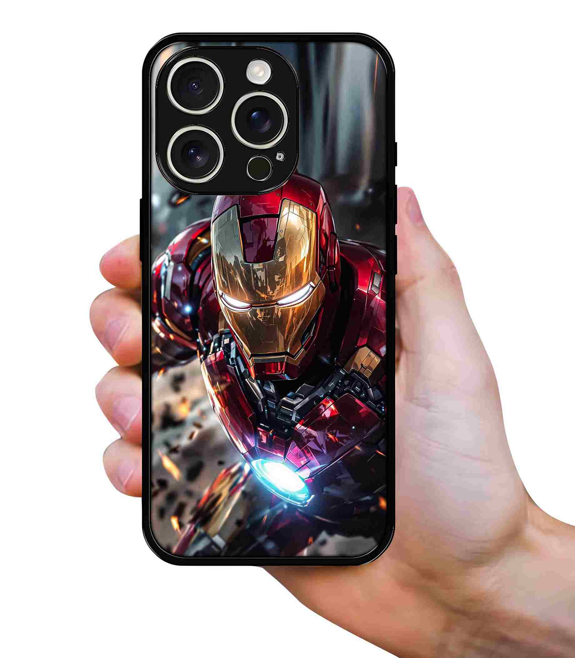The Iron Man 2D Rubber Mobile Back Cover