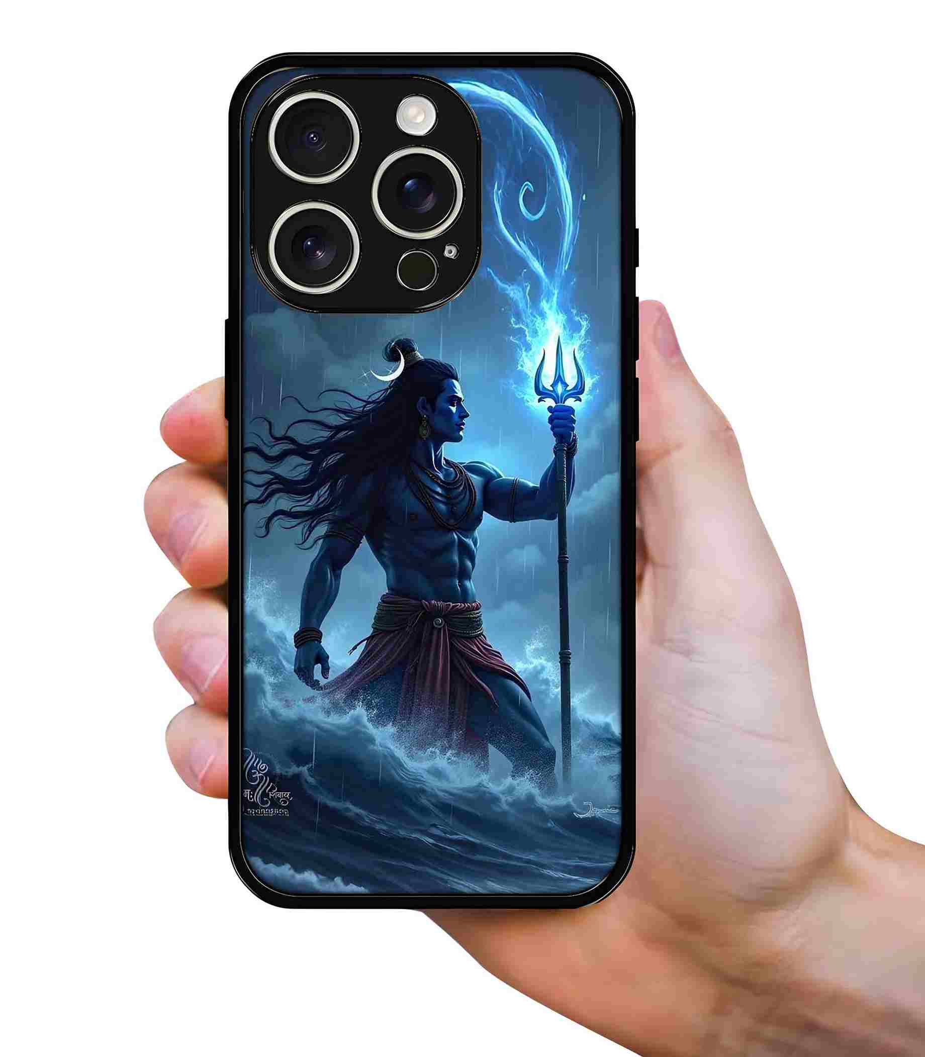 Lord Mahadev in Ocean 2D Rubber Mobile Back Cover Lord Mahadev in Ocean 2D Rubber Mobile Back Cover