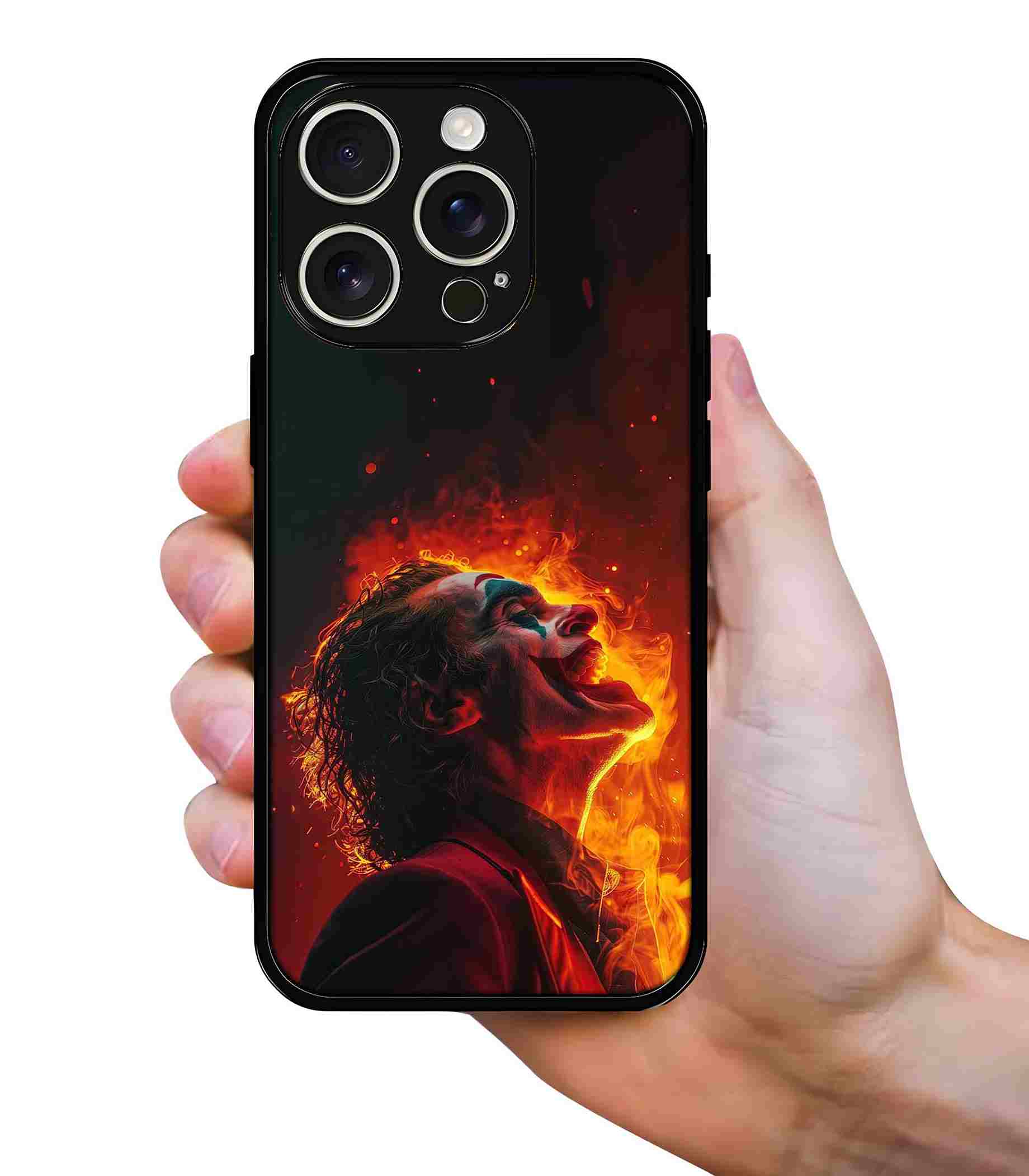 the Joker laughter 2D Rubber Mobile Back Cover the Joker laughter 2D Rubber Mobile Back Cover