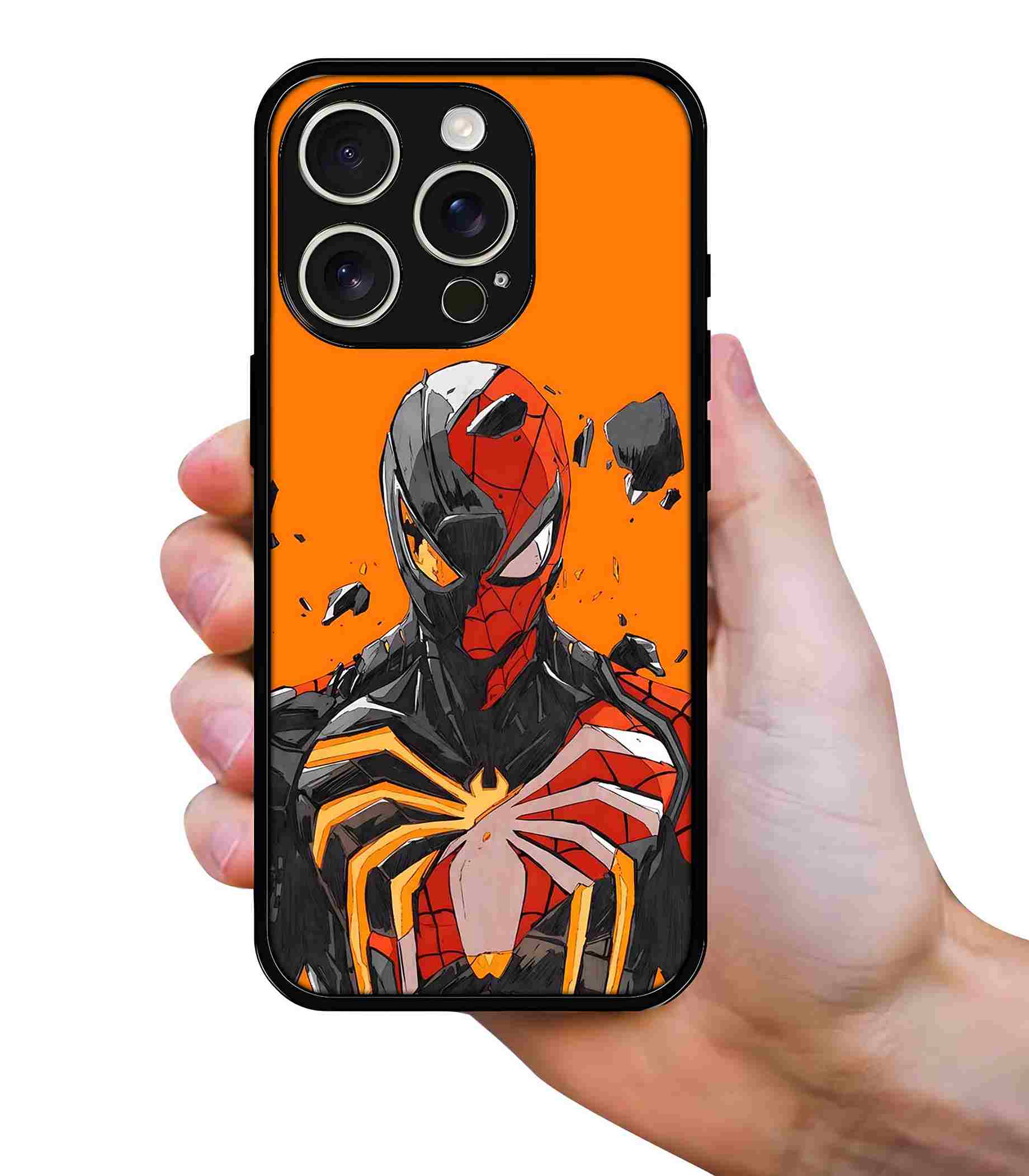Venom x Spidey 2D Rubber Mobile Back Cover