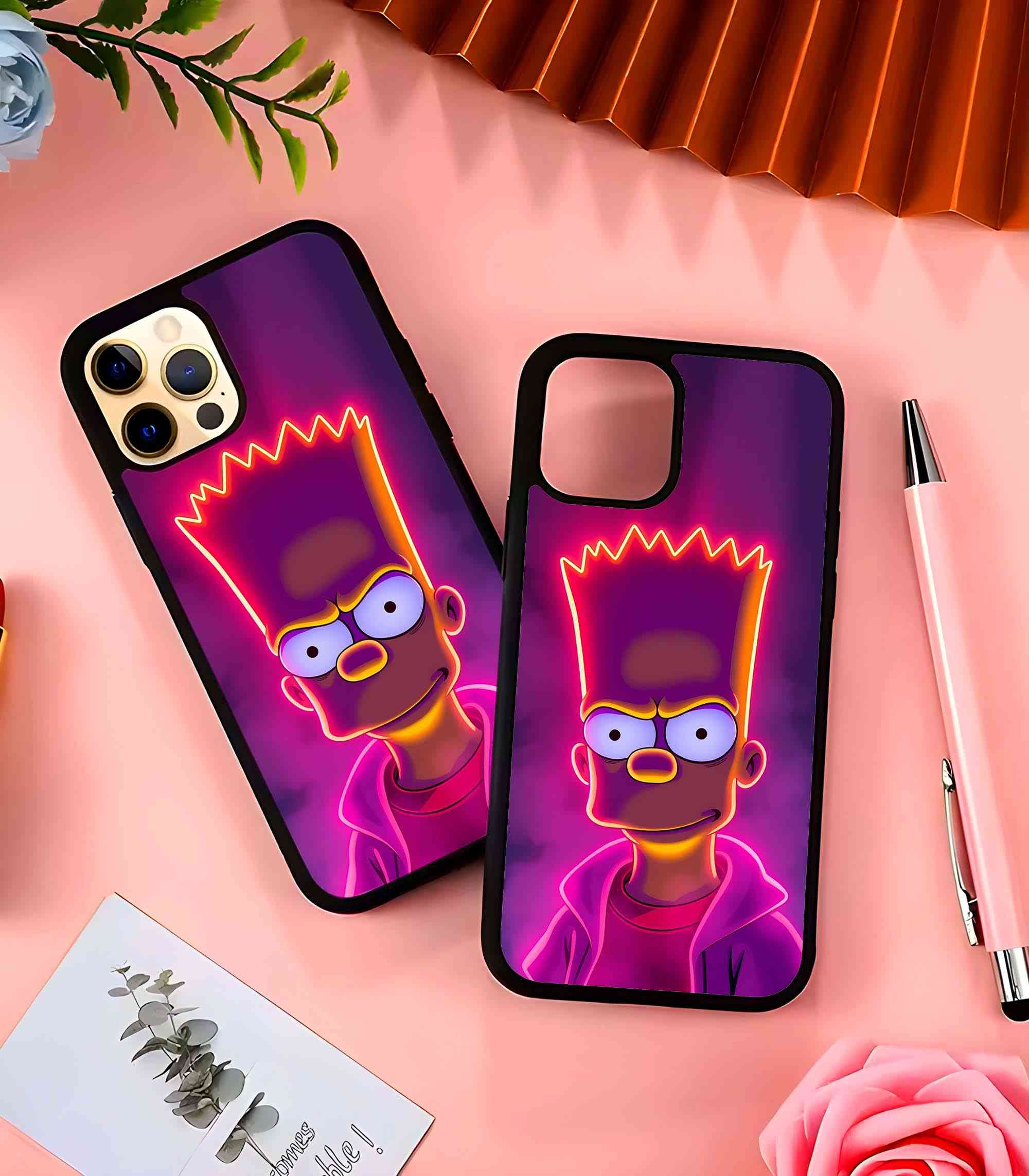 Simpson 2D Rubber Mobile Back Cover