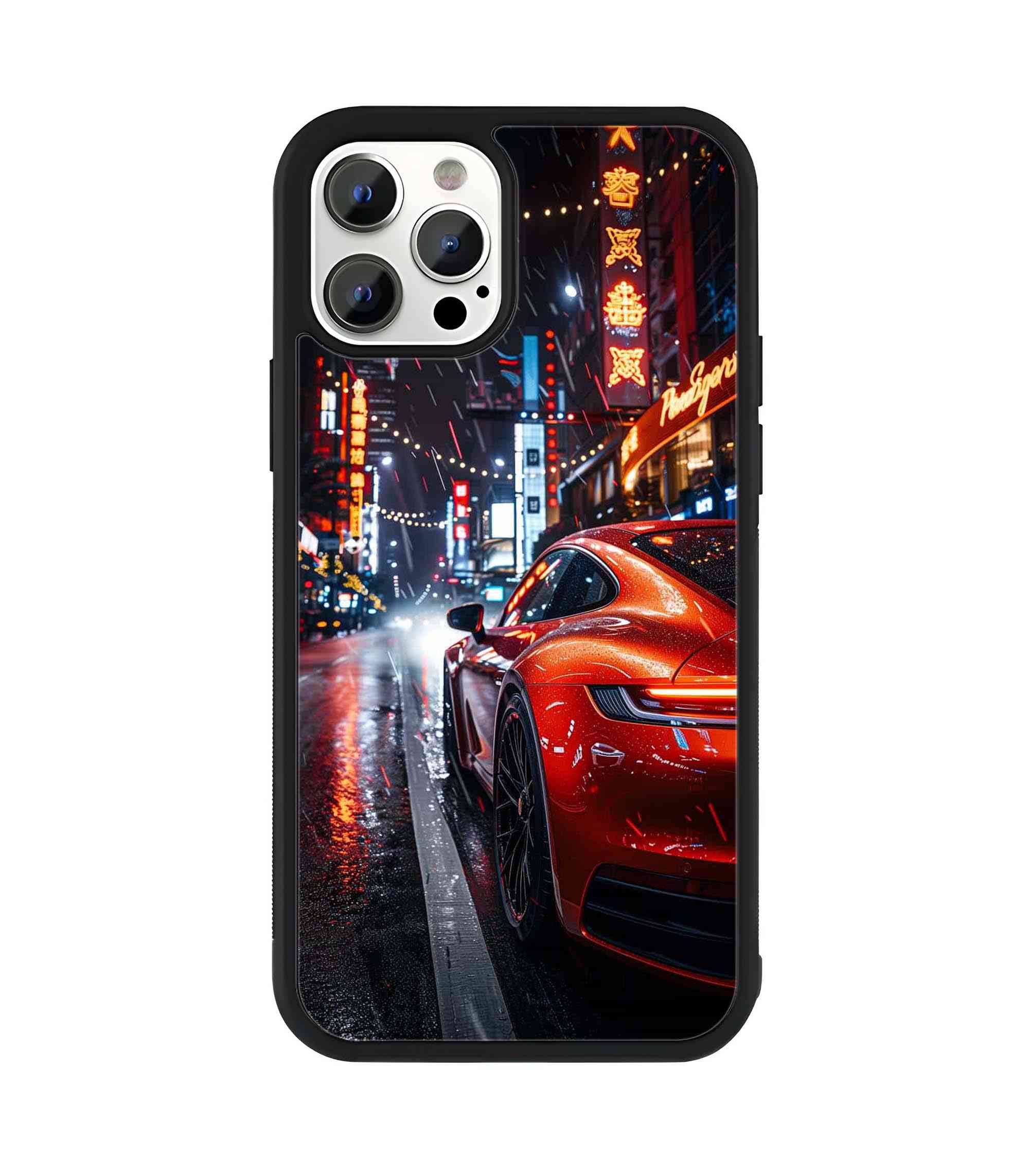 Porsche 911 Midnight 2D Rubber Mobile Back Cover Porsche 911 Midnight 2D Rubber Mobile Back Cover