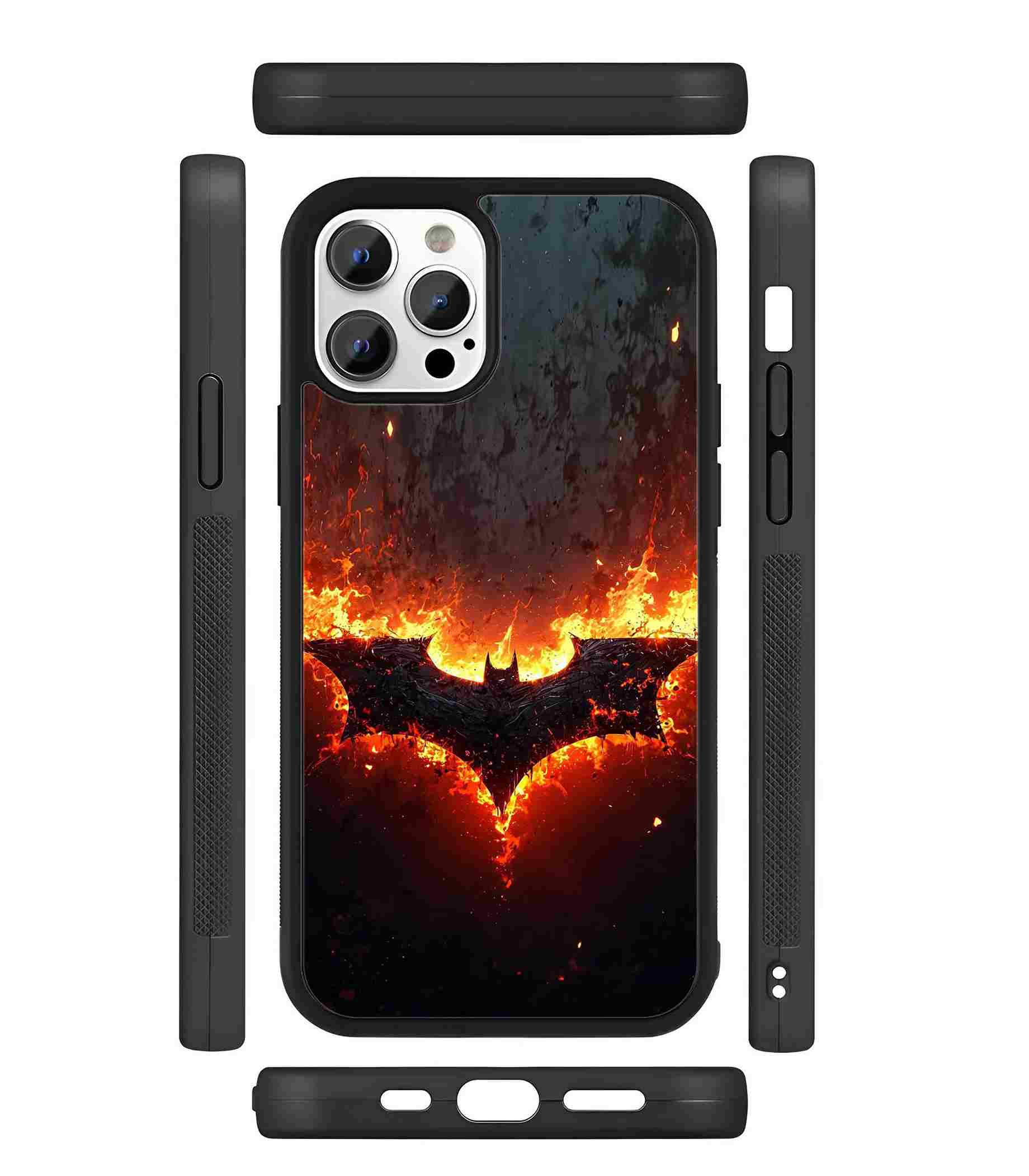 Batman Rise 2D Rubber Mobile Back Cover