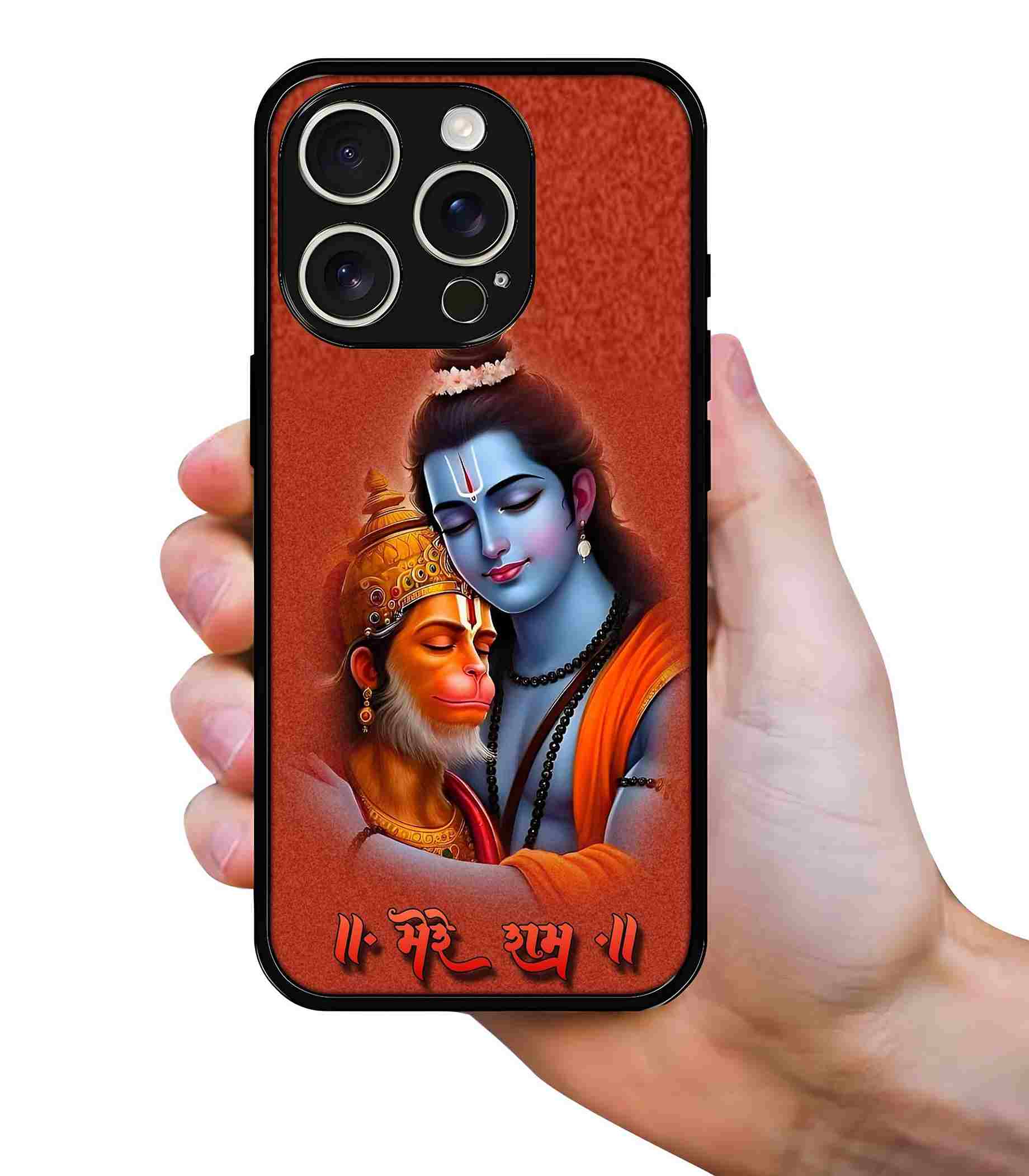 Ram and Hanuman 2D Rubber Mobile Back Cover Ram and Hanuman 2D Rubber Mobile Back Cover