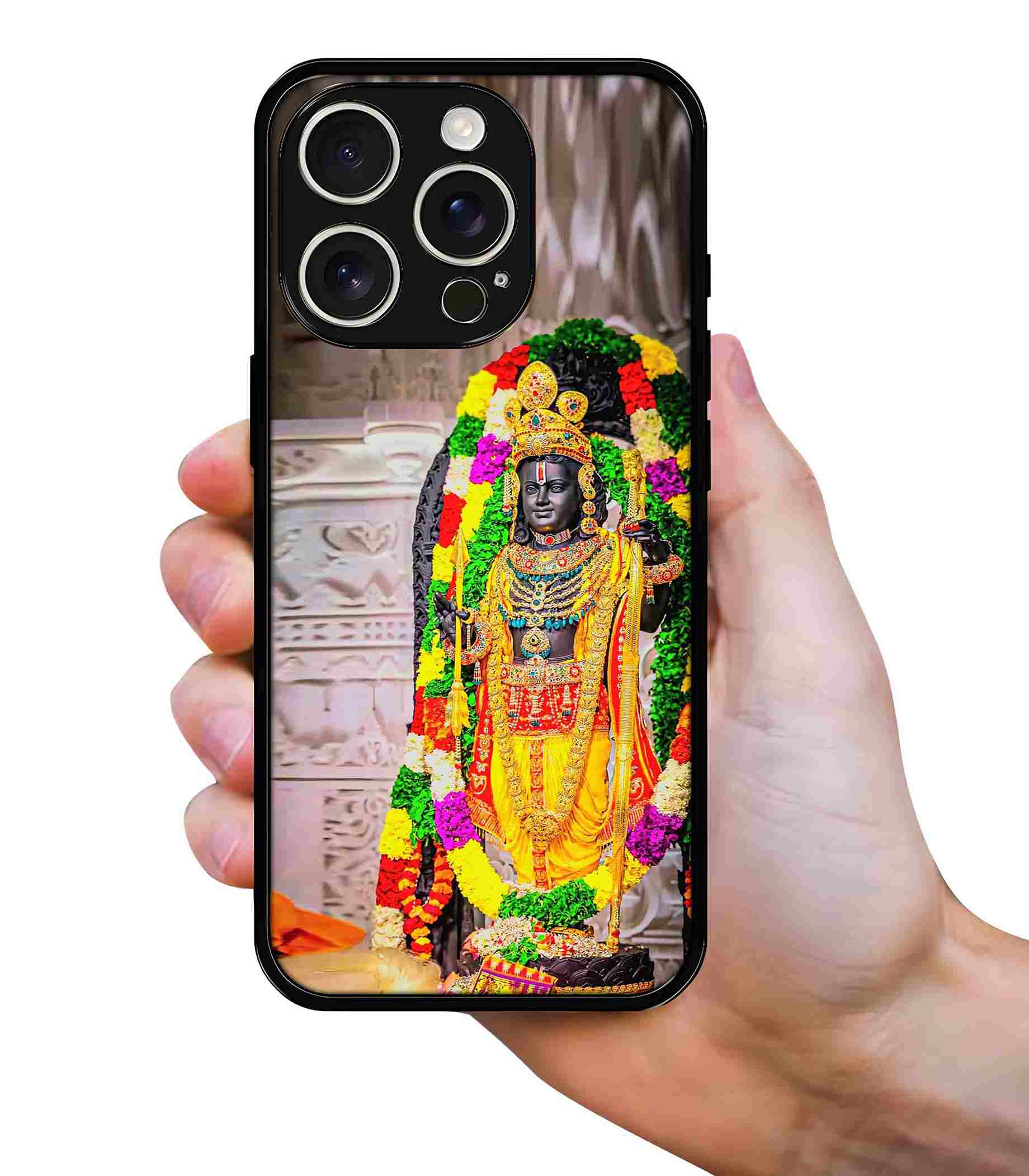 Ram Mandir Murti 2D Rubber Mobile Back Cover Ram Mandir Murti 2D Rubber Mobile Back Cover