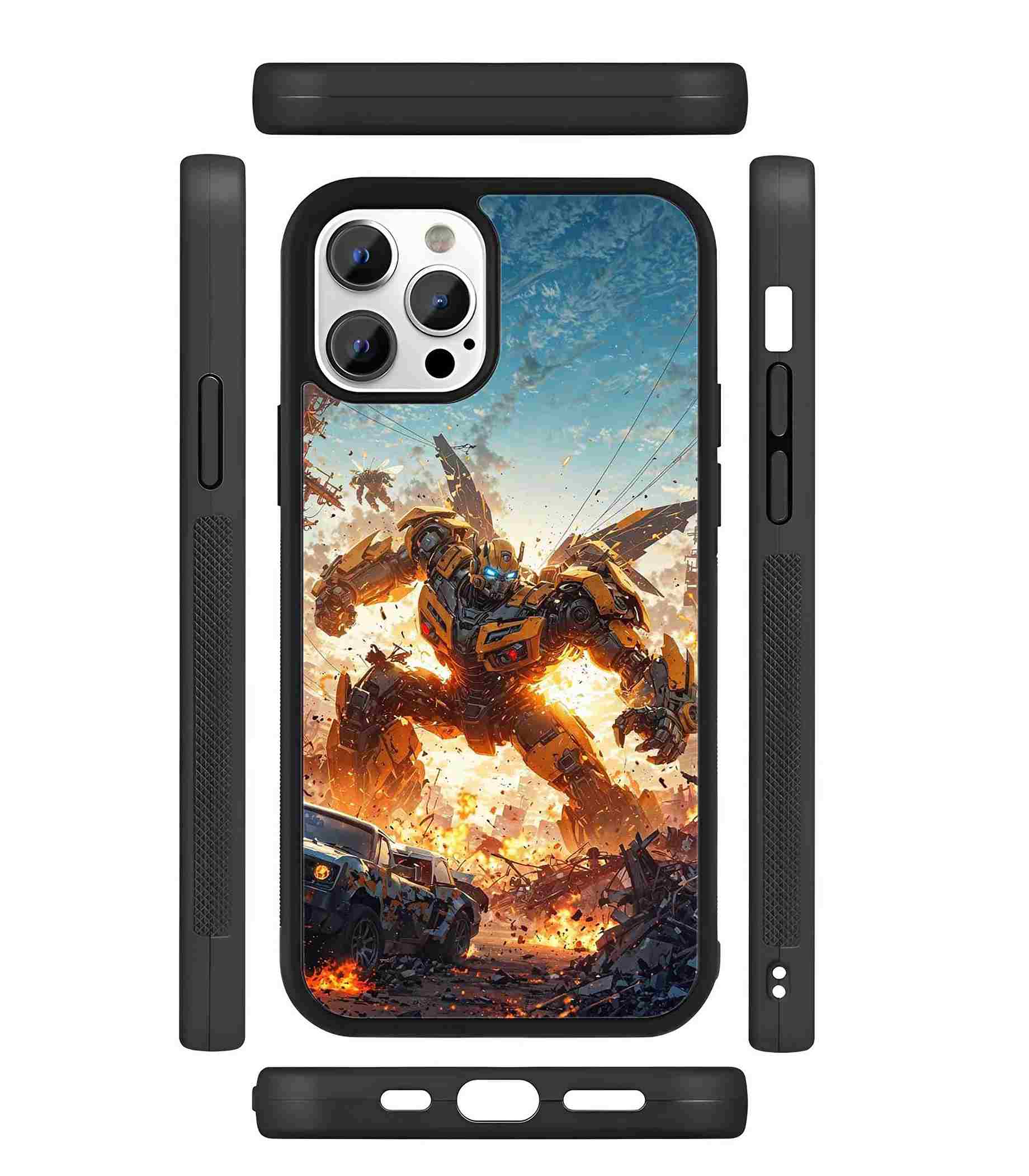 Bumblebee 2D Rubber Mobile Back Cover