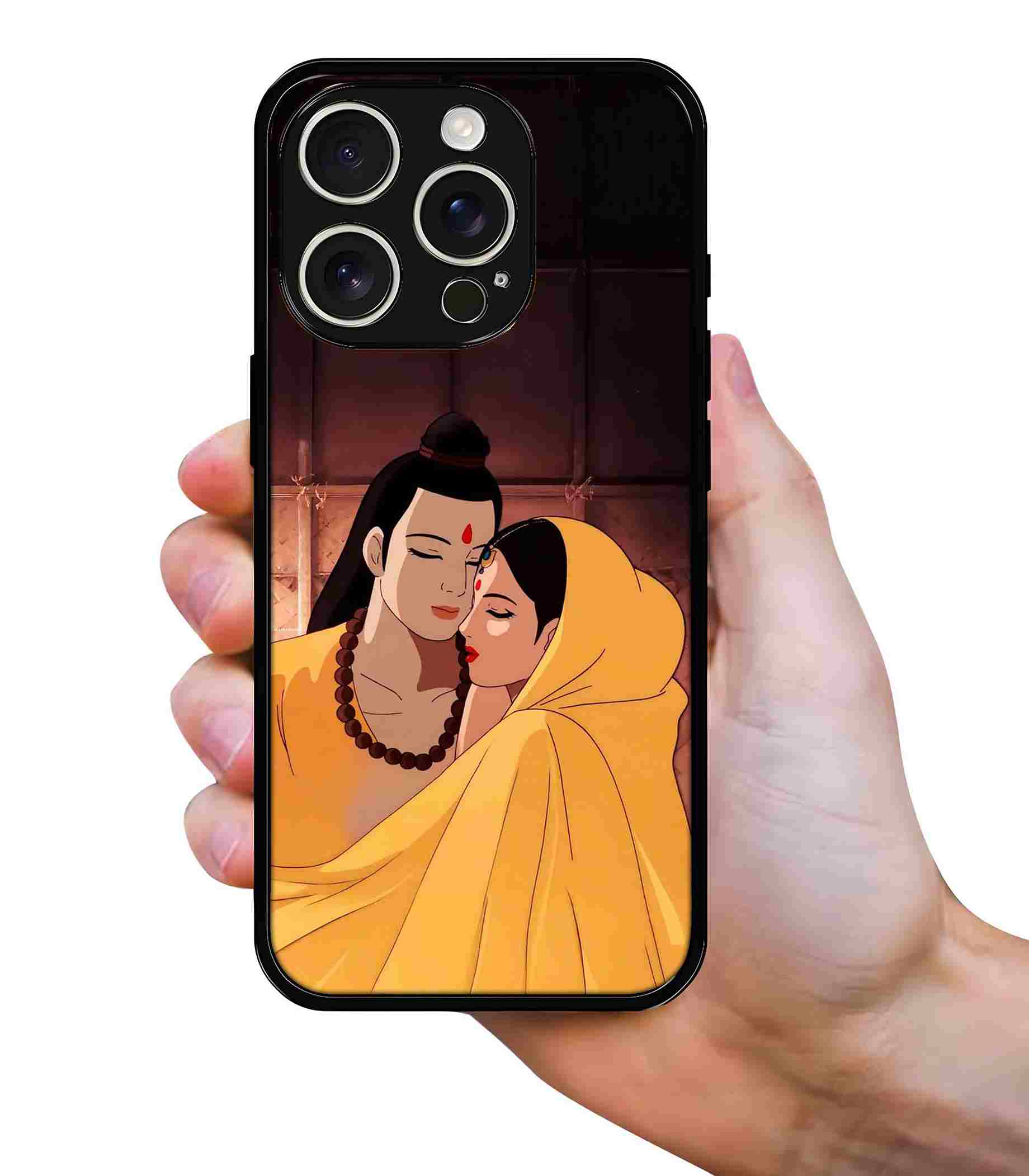 Ram Sita Murti 2D Rubber Mobile Back Cover Ram Sita Murti 2D Rubber Mobile Back Cover