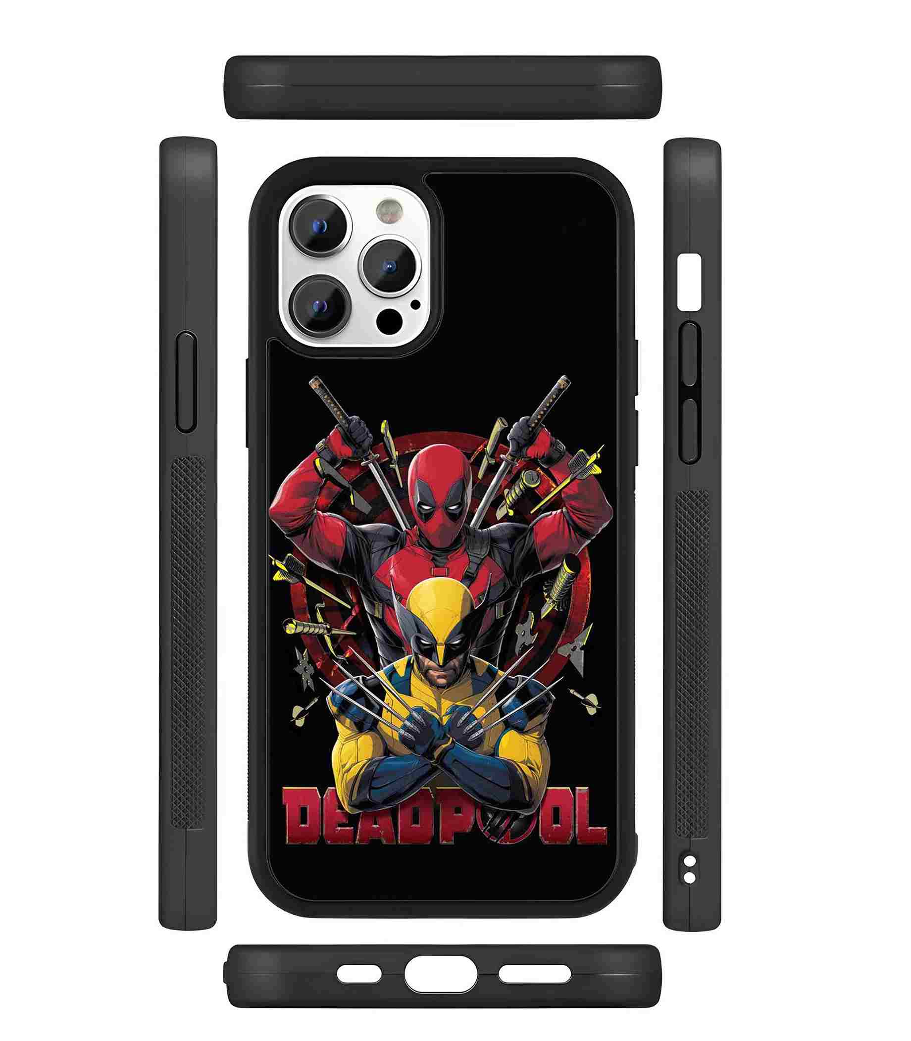 Deadpool and Wolverine 2D Rubber Mobile Back Cover
