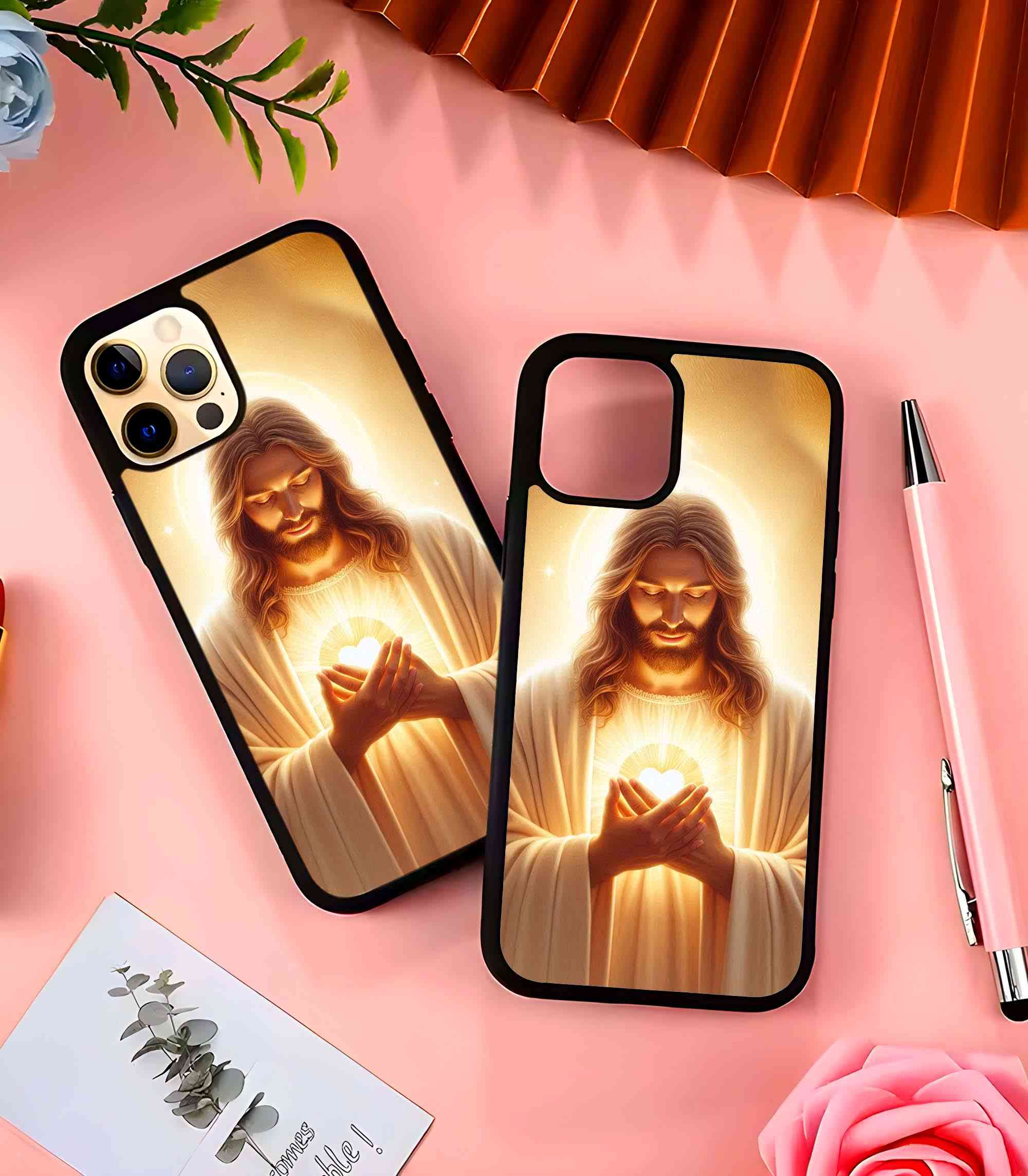 Jesus 2D Rubber Mobile Back Cover Jesus 2D Rubber Mobile Back Cover