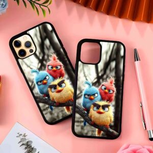 Angry Birds 2D Rubber Mobile Back Cover