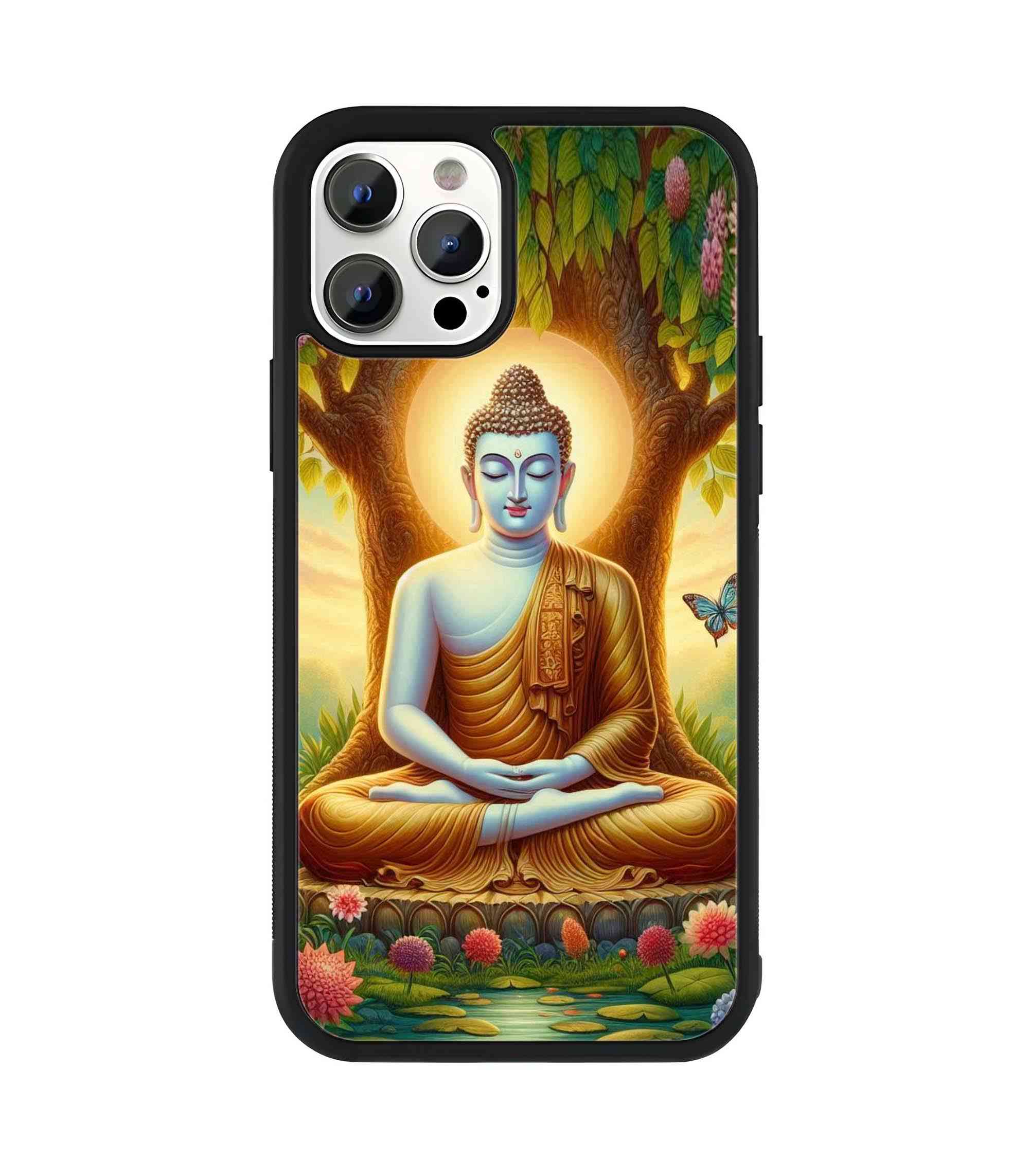 Budh 2D Rubber Mobile Back Cover