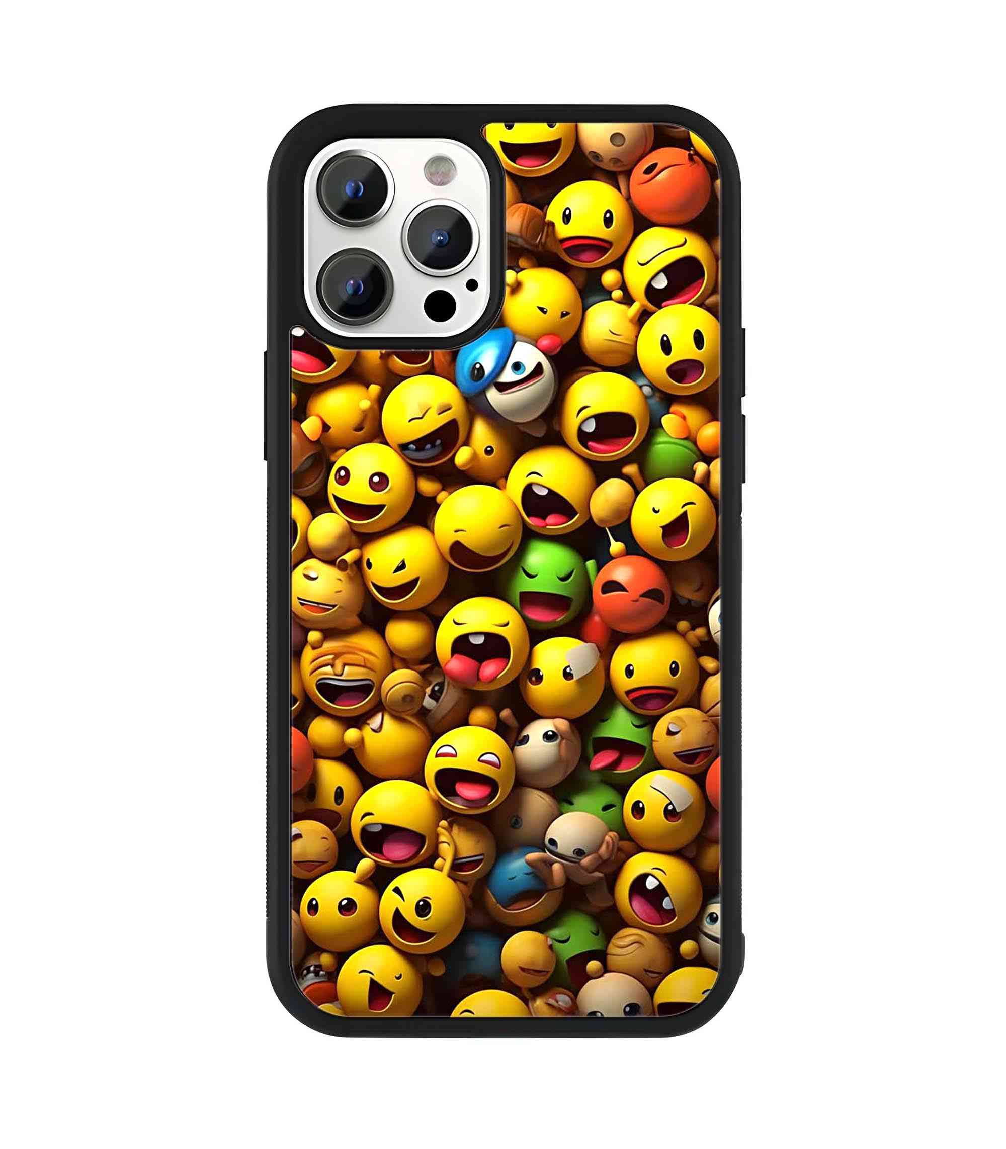 Emojis 2D Rubber Mobile Back Cover