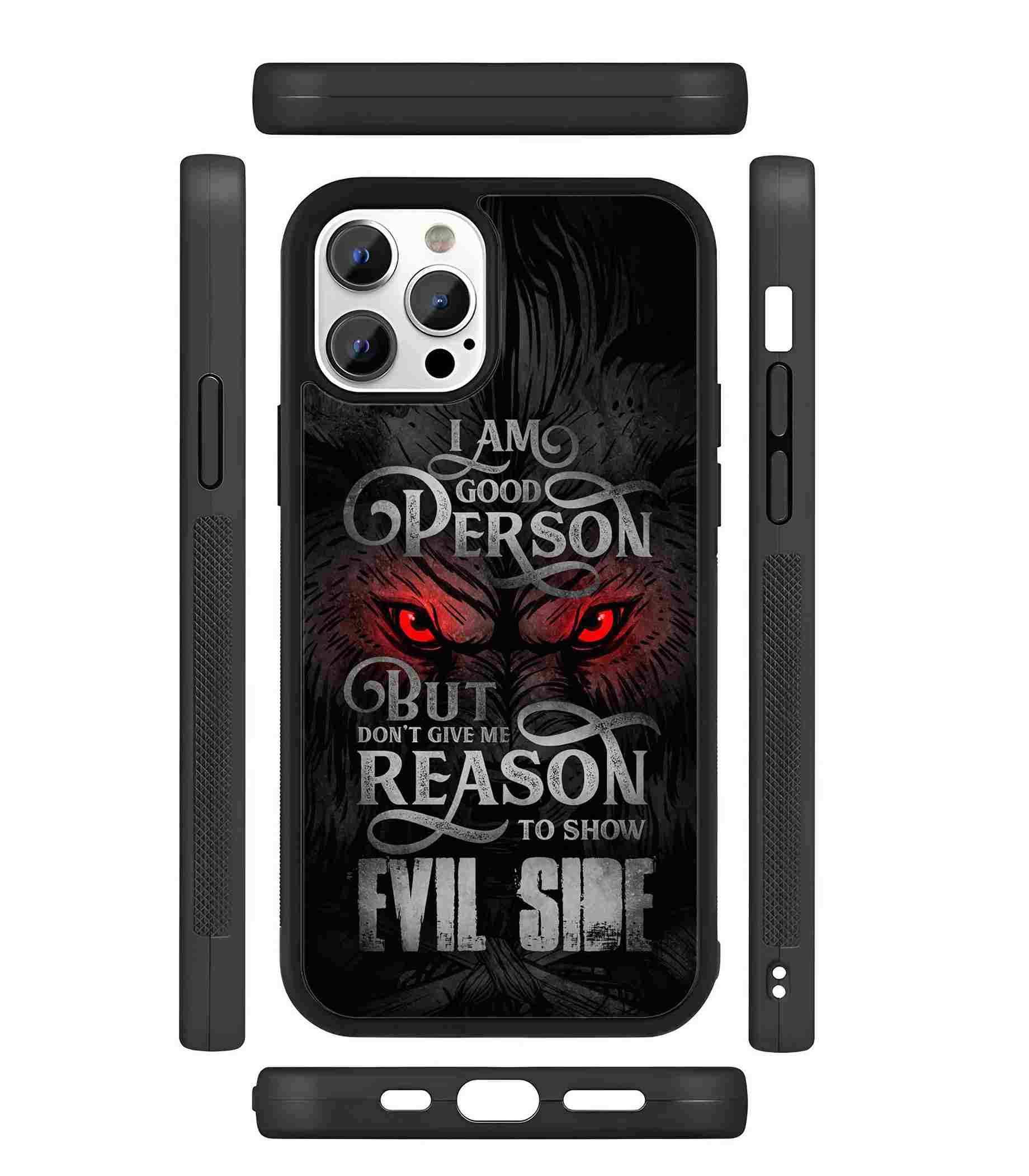 My Evil Side 2D Rubber Mobile Back Cover