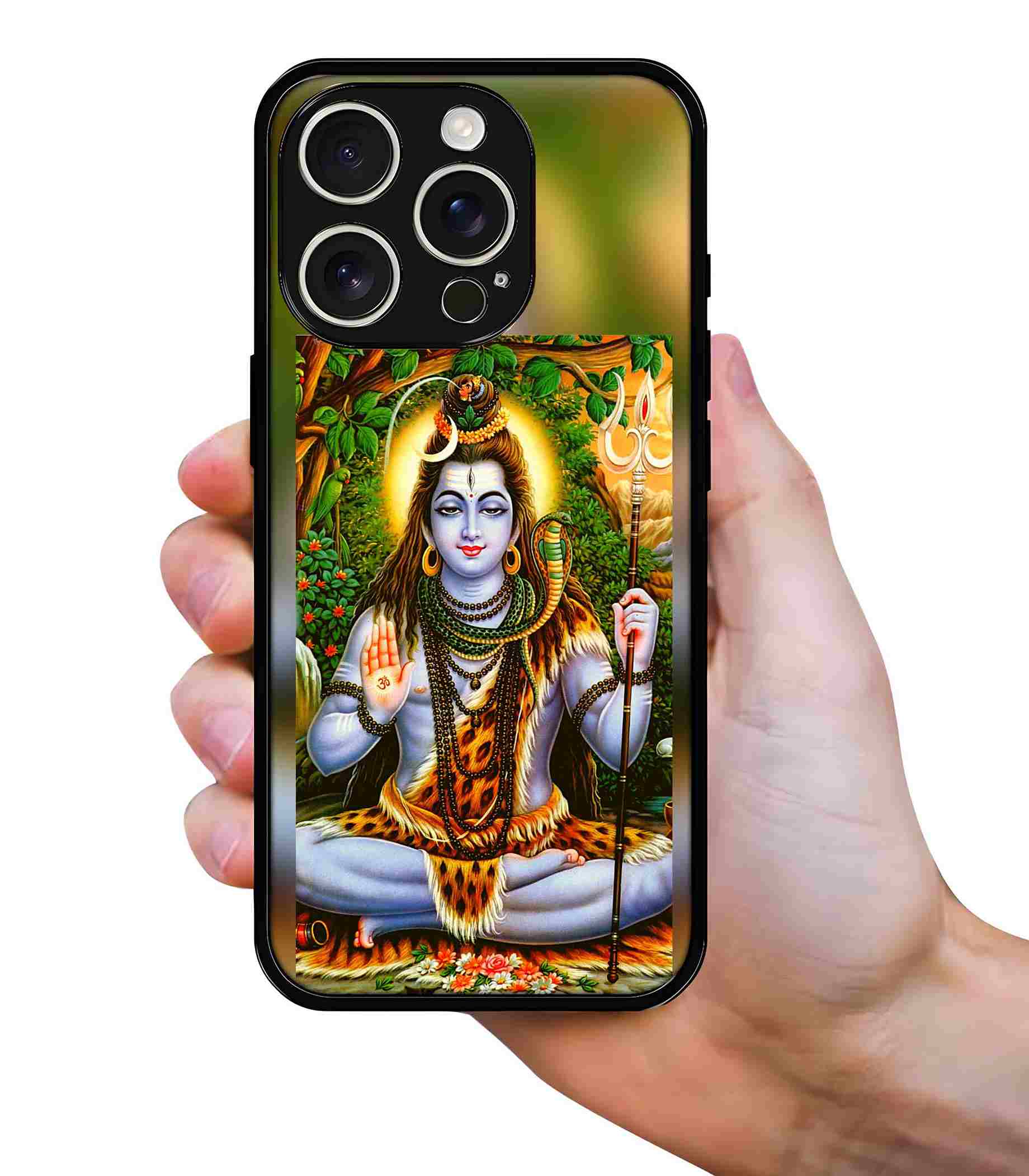 Shiva God 2D Rubber Mobile Back Cover #3