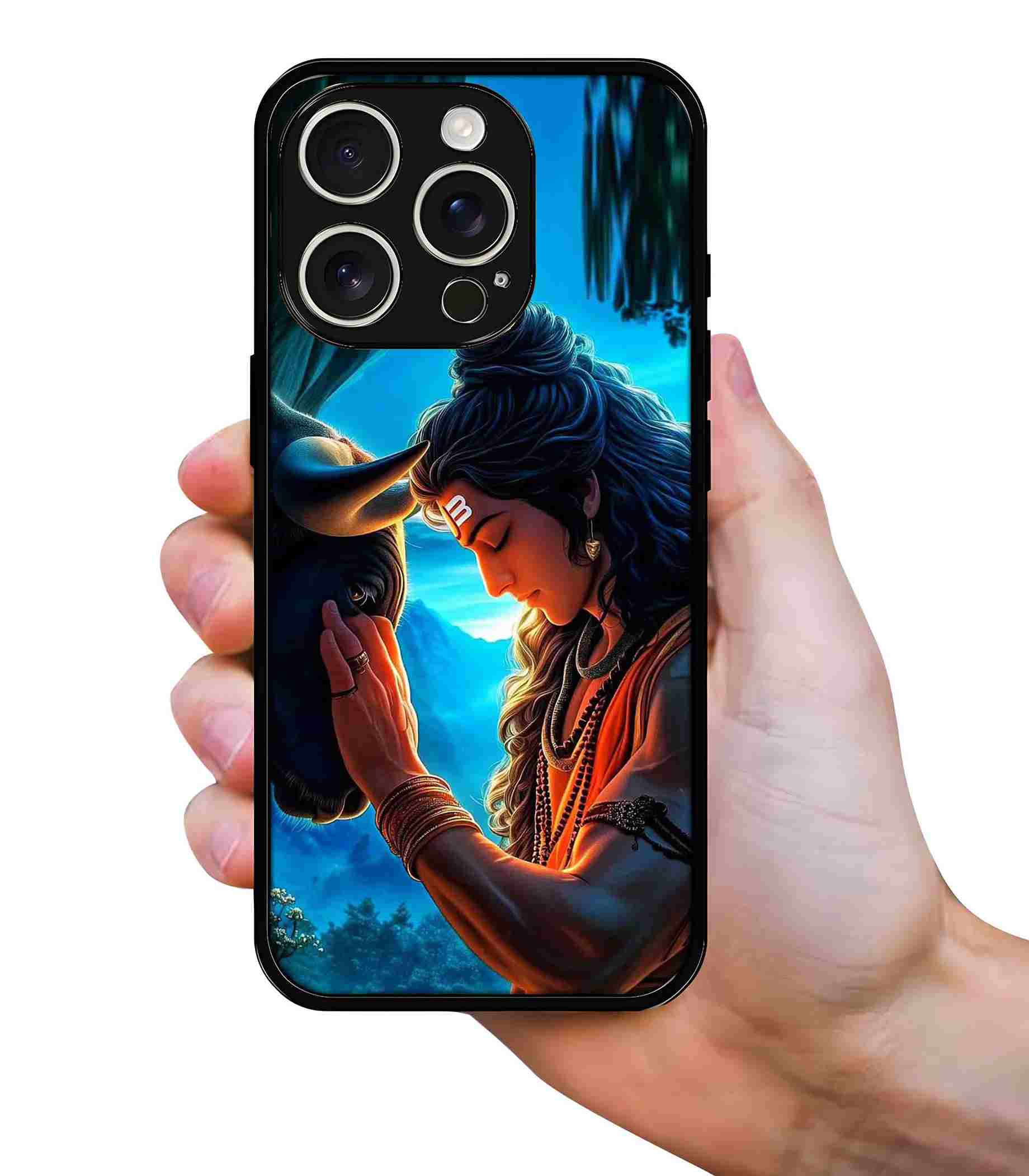 Shiva Mahadev 2D Rubber Mobile Back Cover