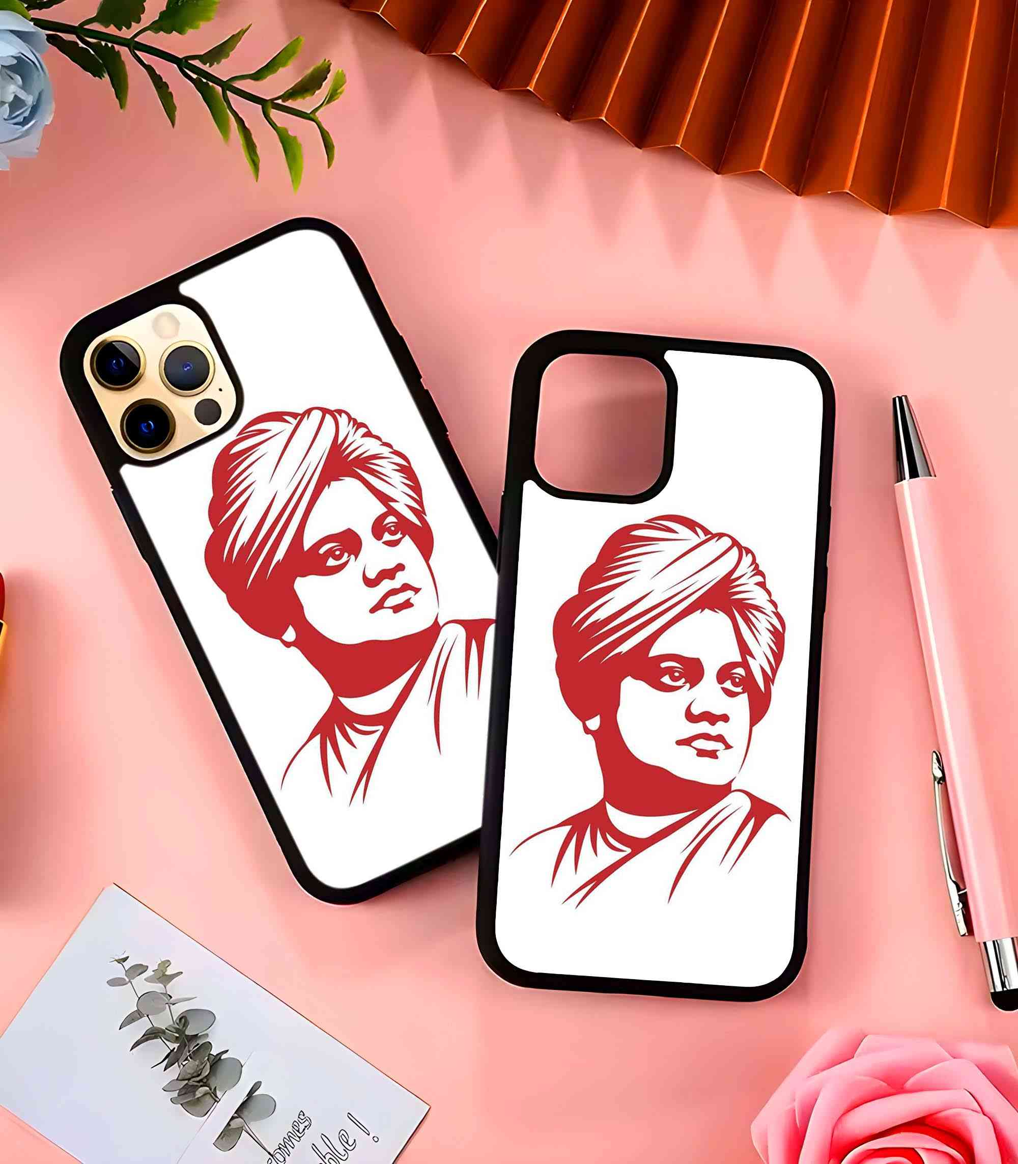 Swami Vivekananda 2D Rubber Mobile Back Cover