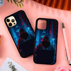 Hacker 2D Rubber Mobile Back Cover