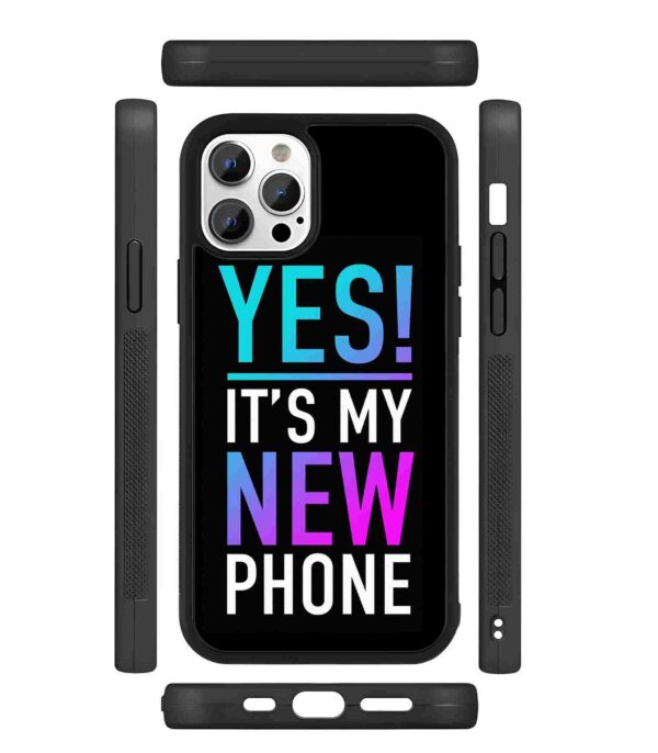 New Phone 2D Rubber Mobile Back Cover