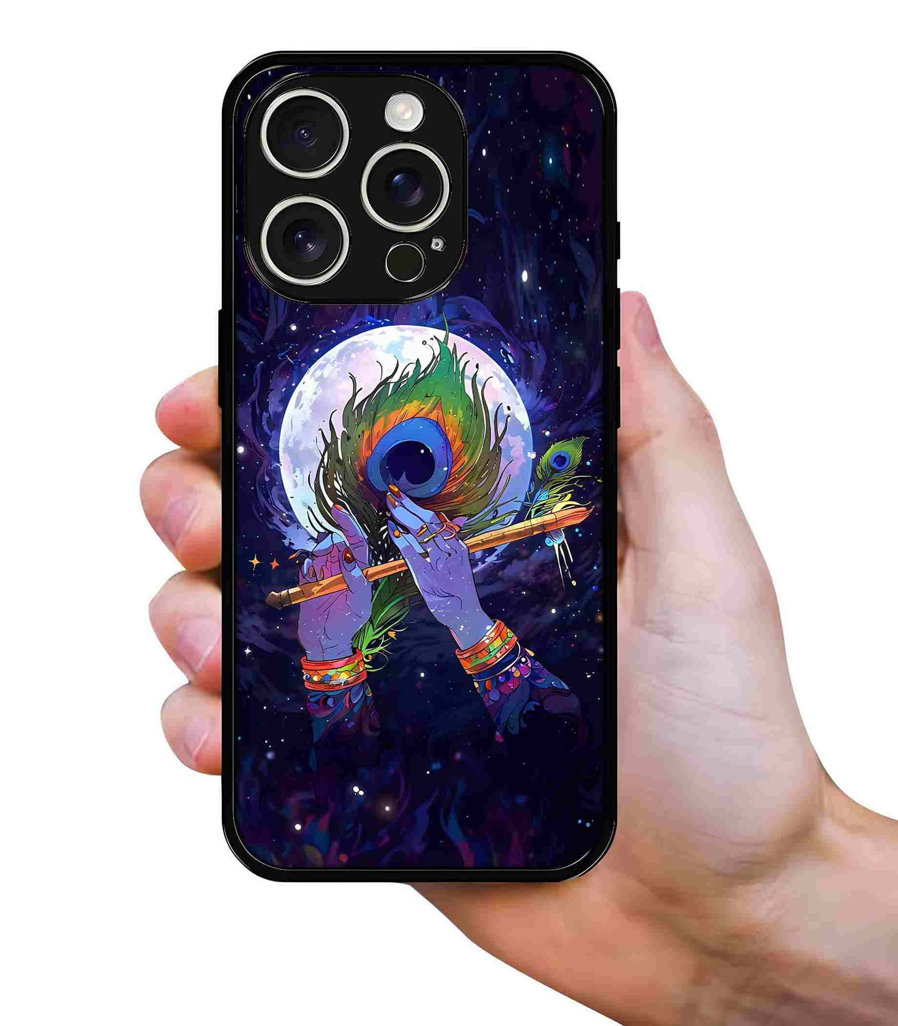 Shree Krishna Art 2D Rubber Mobile Back Cover Shree Krishna Art 2D Rubber Mobile Back Cover