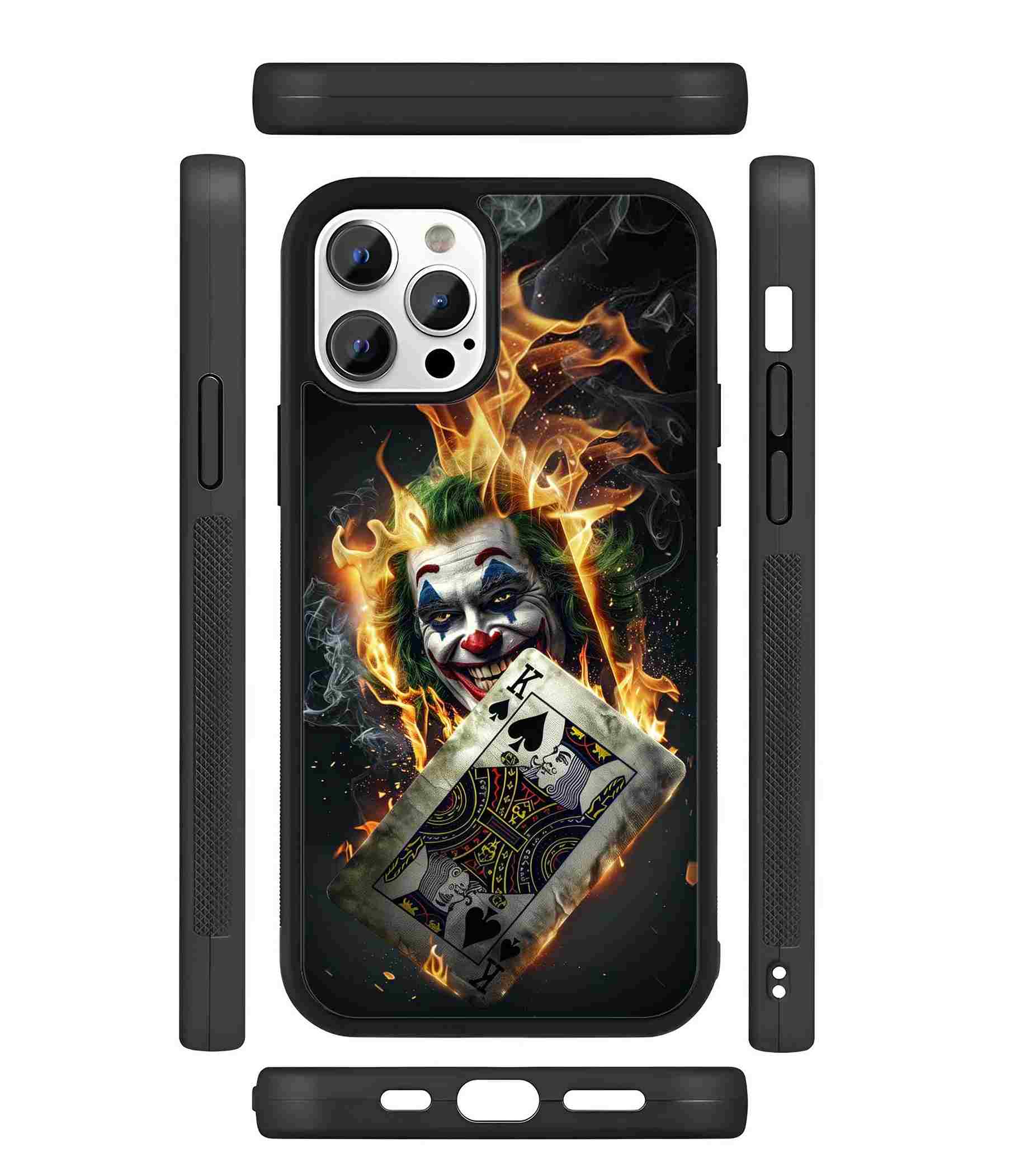 Joker King 2D Rubber Mobile Back Cover