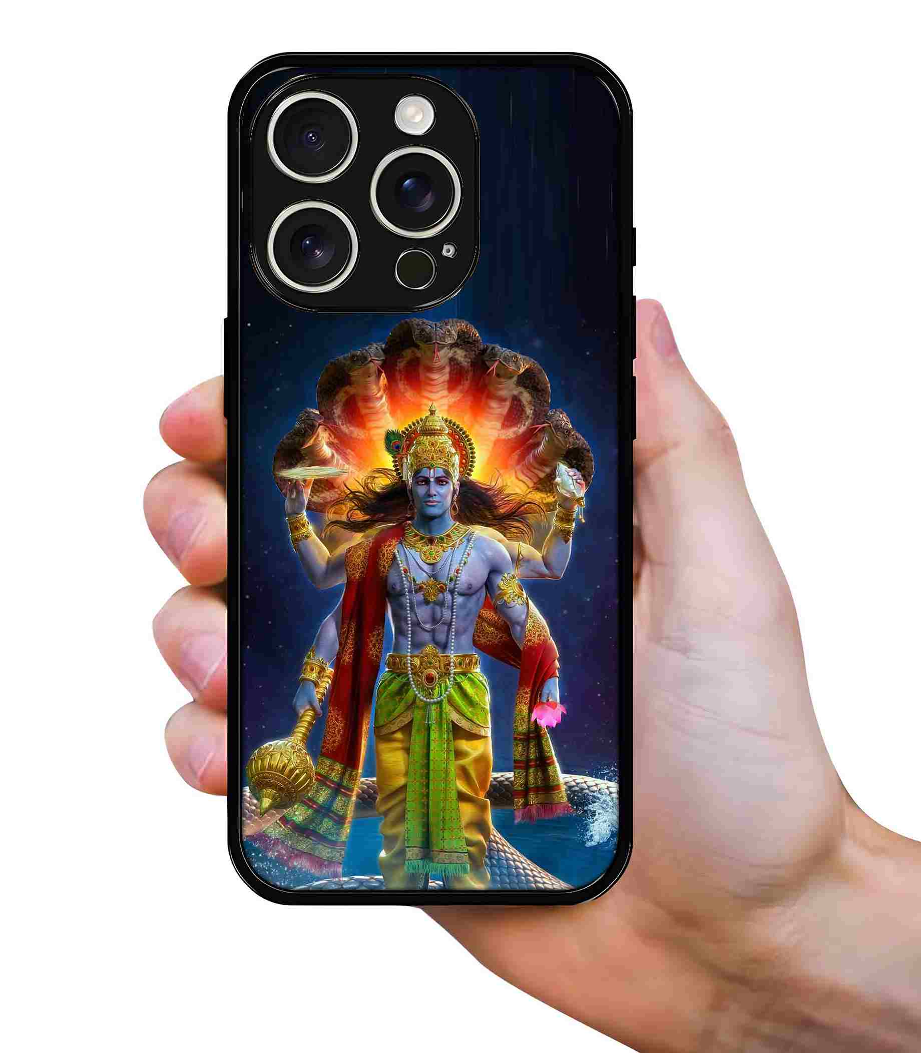 Vishnu 2D Rubber Mobile Back Cover Vishnu 2D Rubber Mobile Back Cover