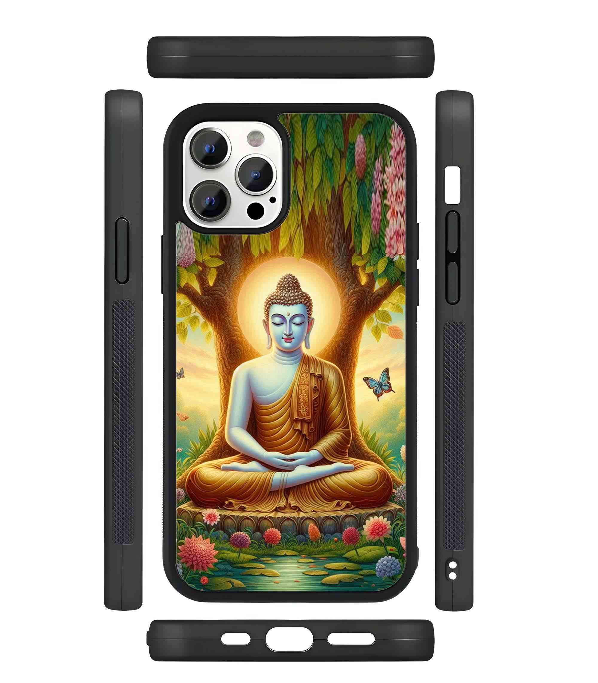 Budh 2D Rubber Mobile Back Cover
