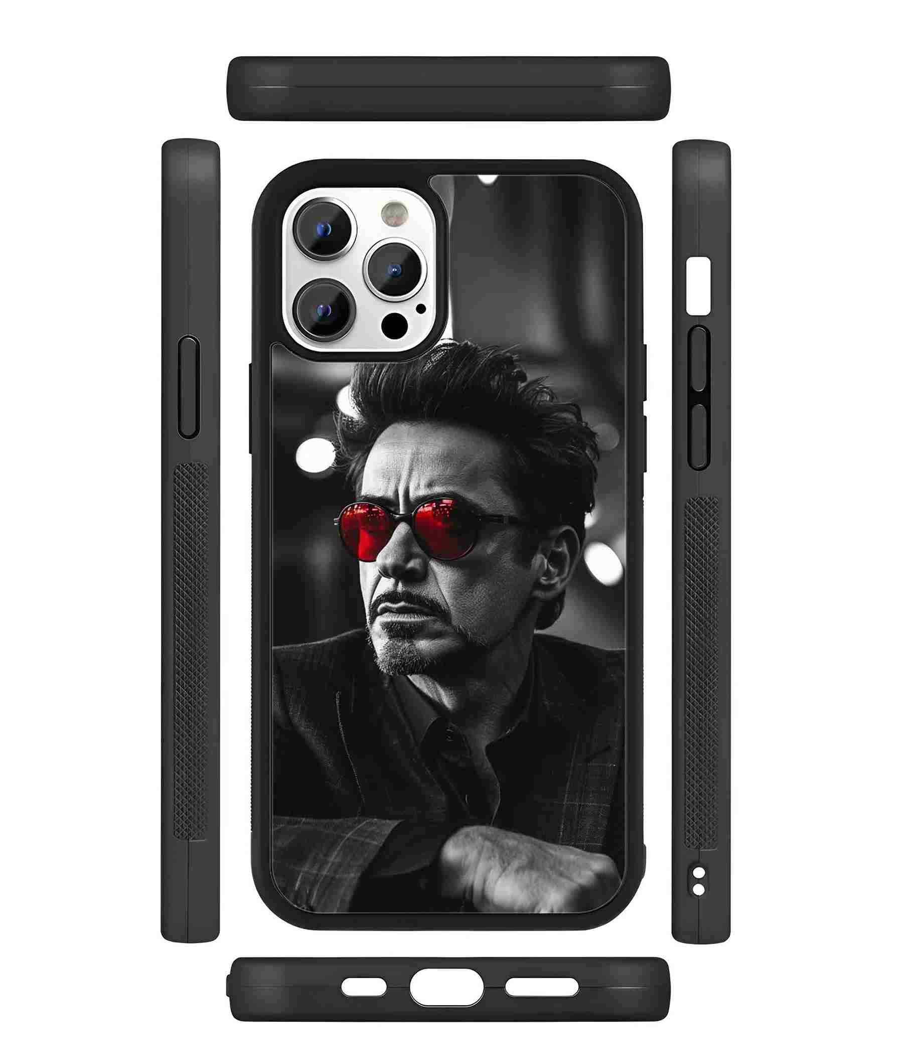 Legend Tony Stark 2D Rubber Mobile Back Cover