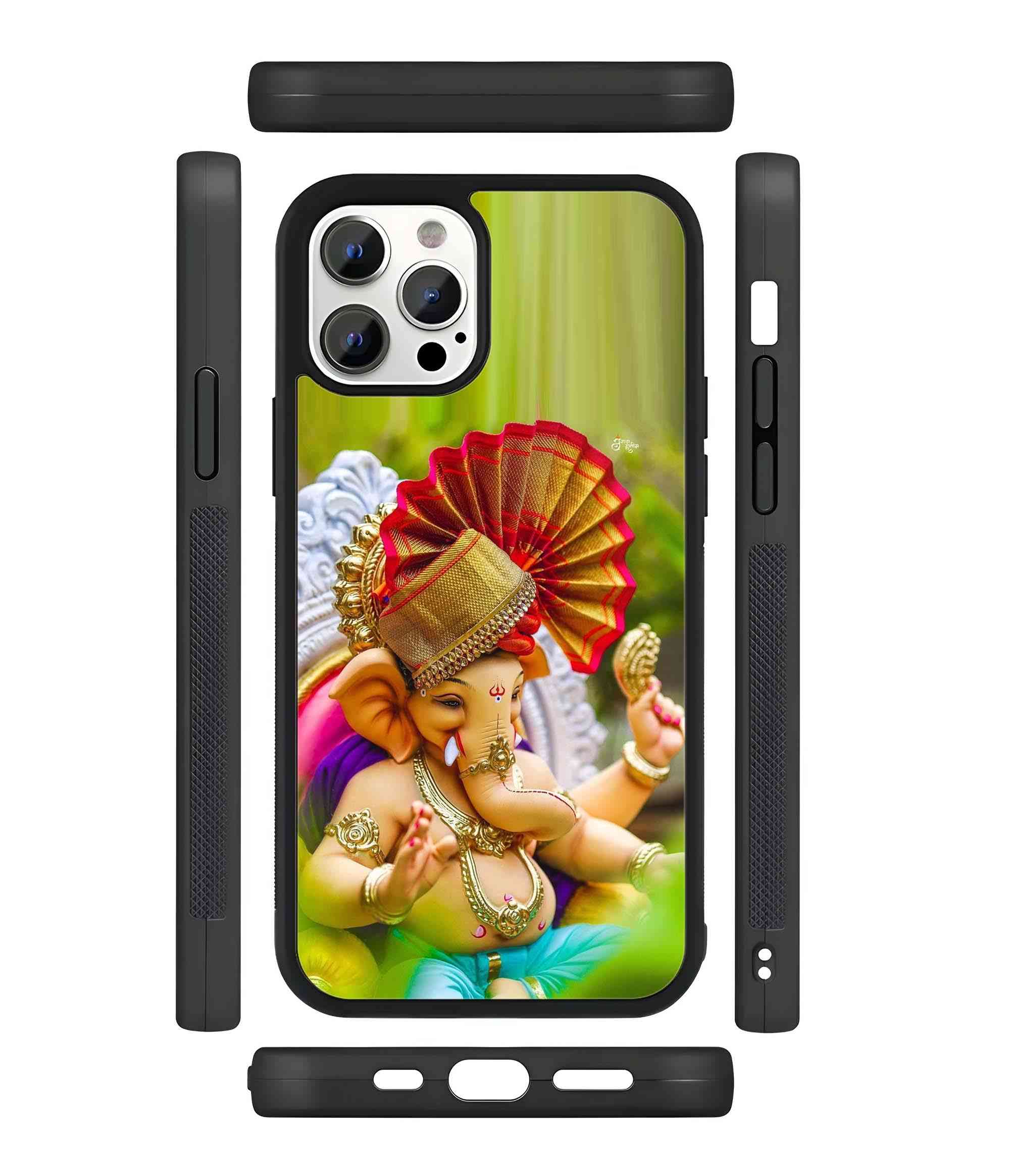 Ganesh 2D Rubber Mobile Back Cover