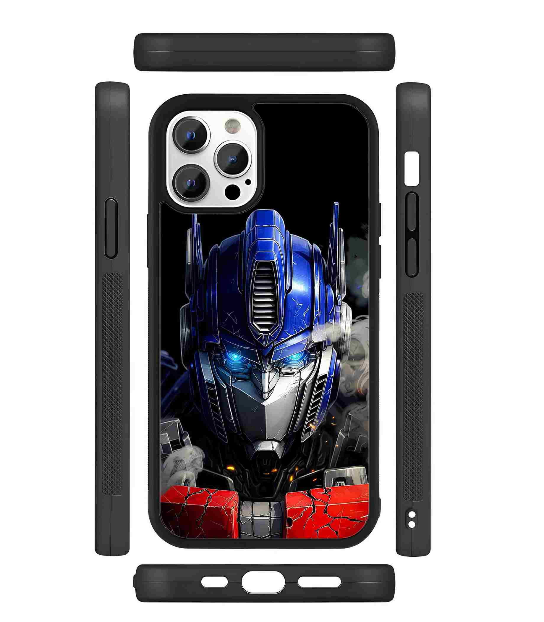 Optimus Prime Transformers 2D Rubber Mobile Back Cover