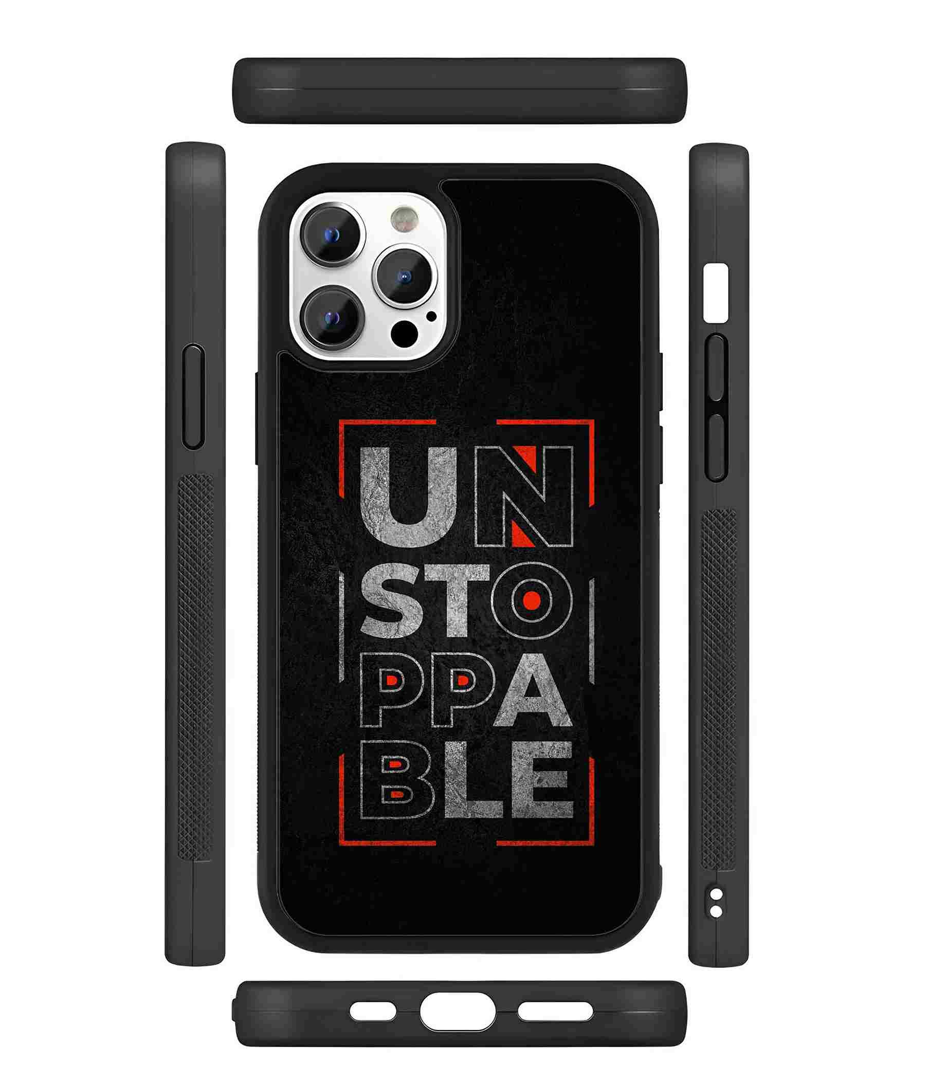 Unstoppable 2D Rubber Mobile Back Cover Unstoppable 2D Rubber Mobile Back Cover