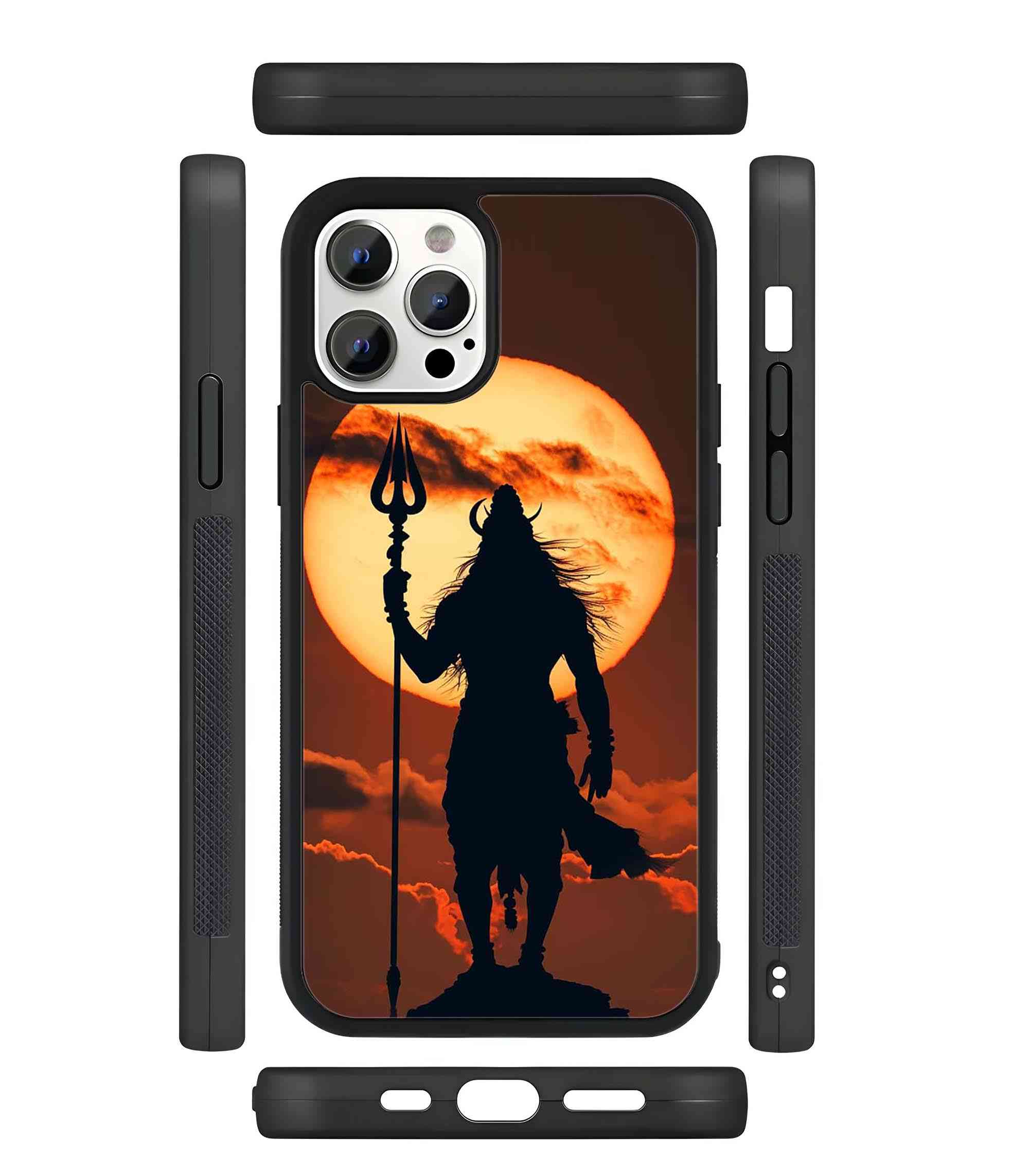 God of Gods Shiva 2D Rubber Mobile Back Cover