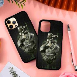 I Love Money 2D Rubber Mobile Back Cover