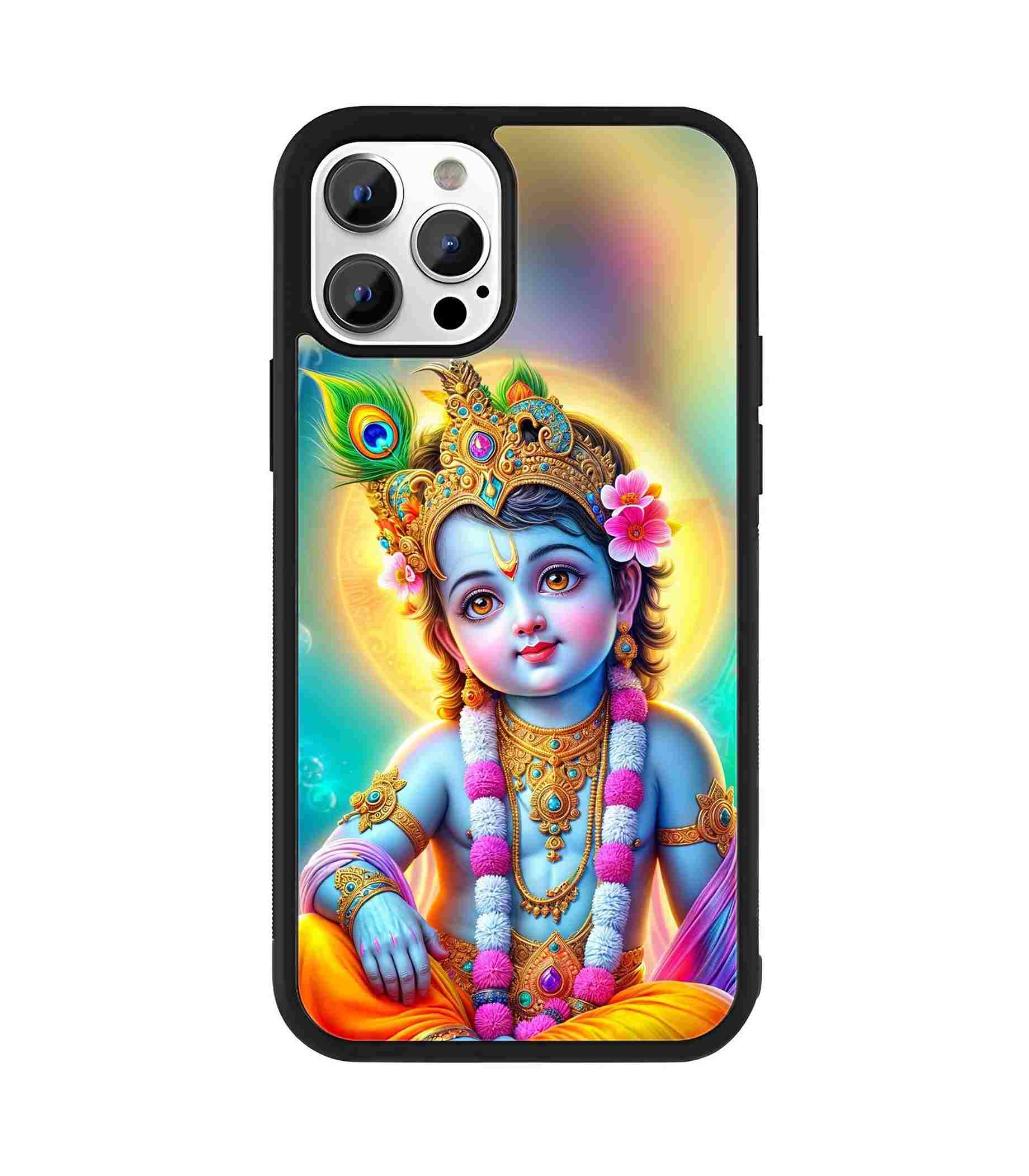 krishna God 2D Rubber Mobile Back Cover
