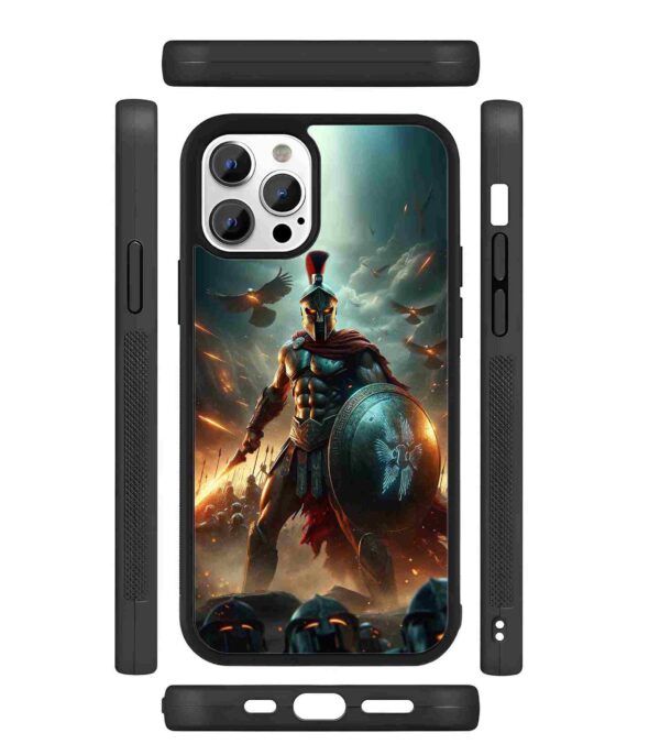 Sparta War 2D Rubber Mobile Back Cover