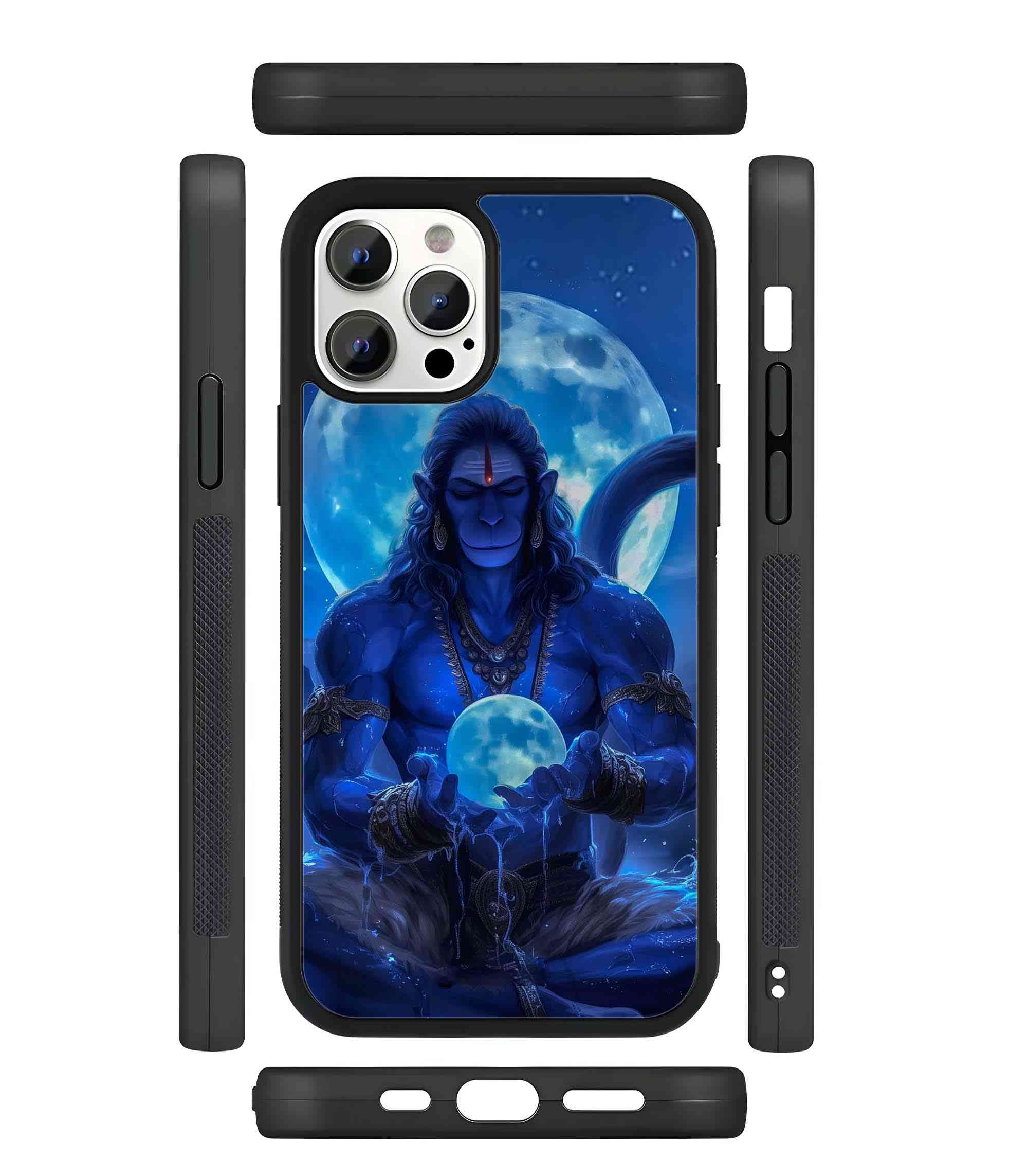 Hanuman God 2D Rubber Mobile Back Cover Hanuman God 2D Rubber Mobile Back Cover