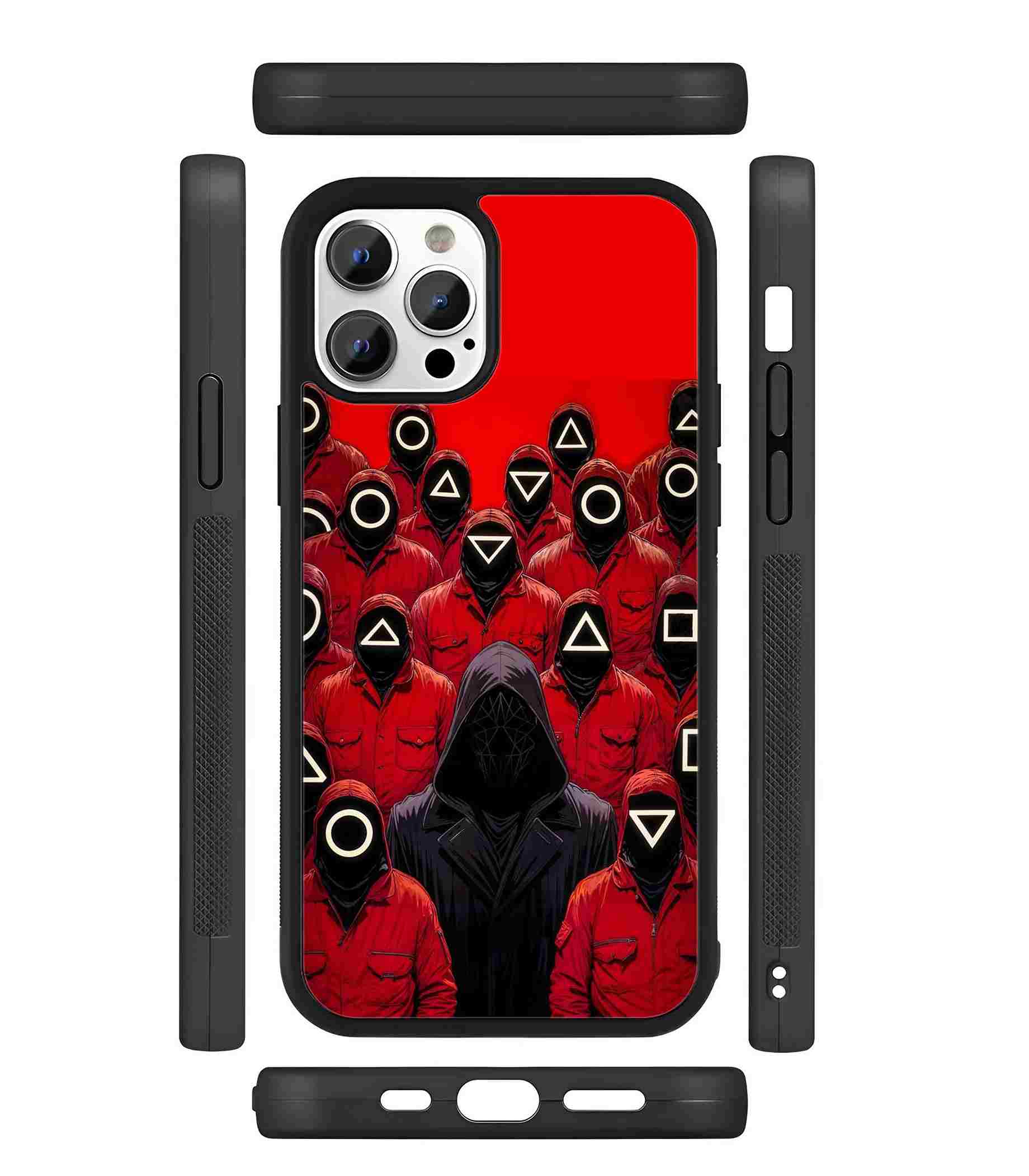 Squid Game 2D Rubber Mobile Back Cover
