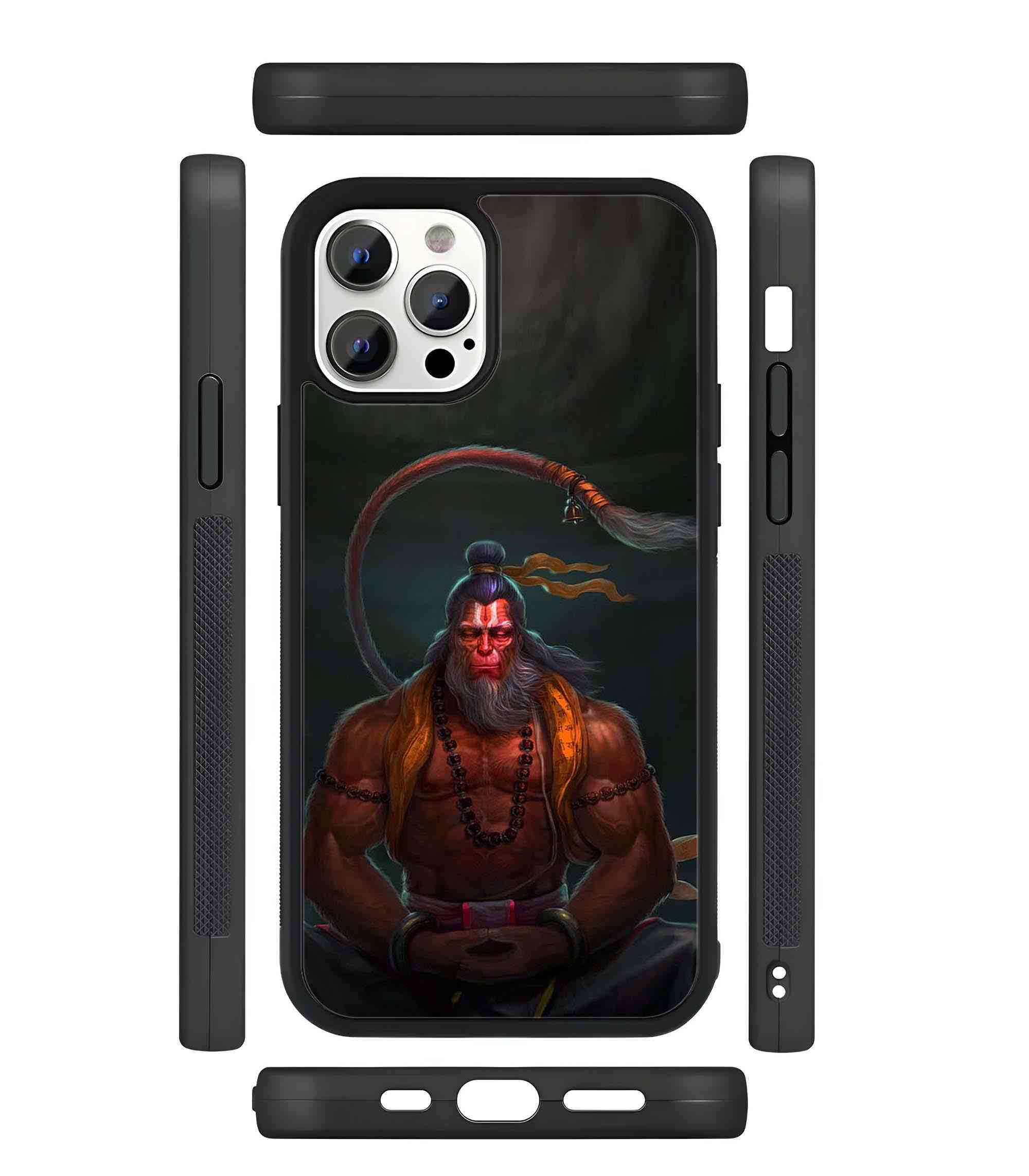 Hunuman 2D Rubber Mobile Back Cover #2