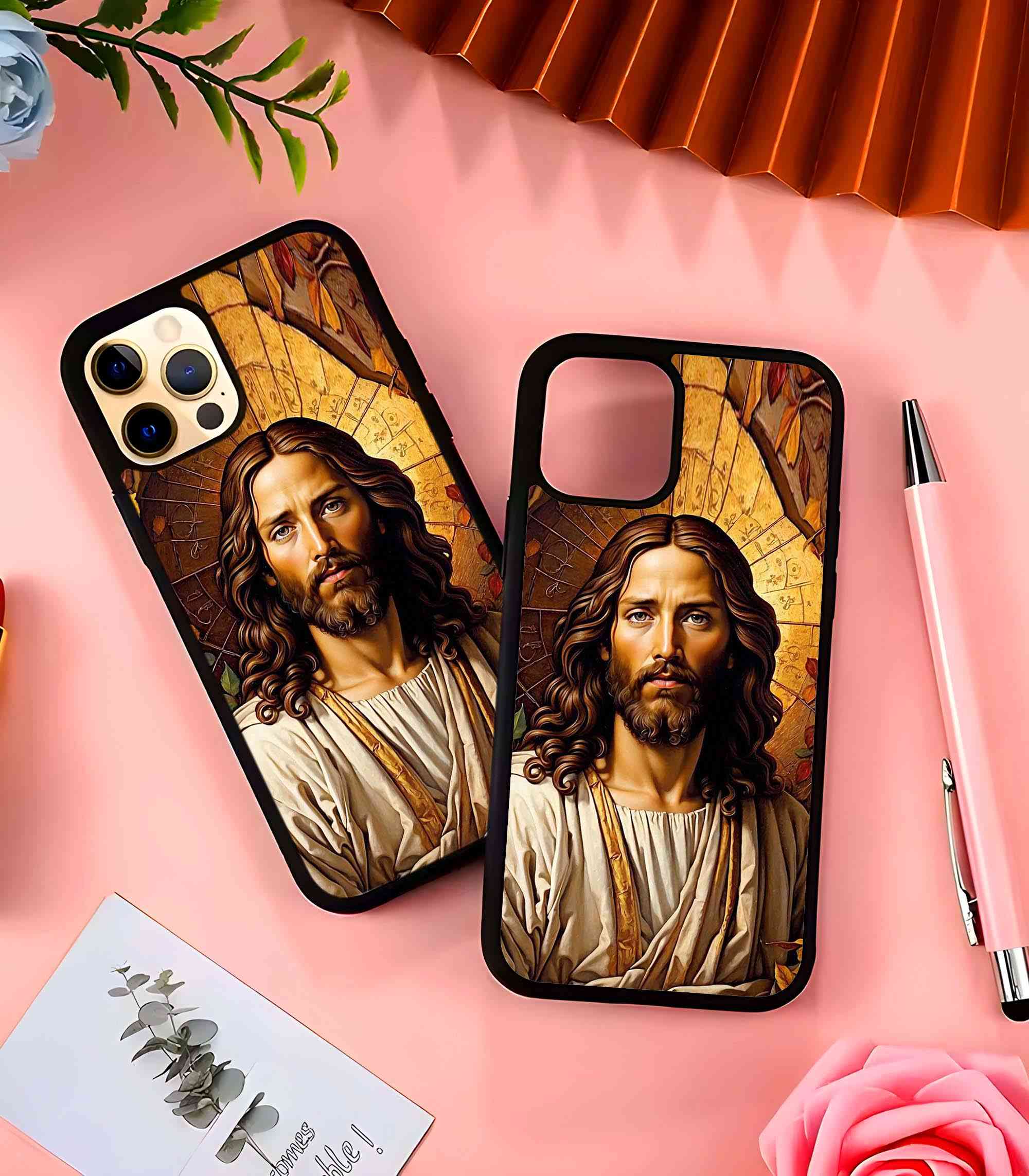Jesus 2D Rubber Mobile Back Cover #2 Jesus 2D Rubber Mobile Back Cover #2