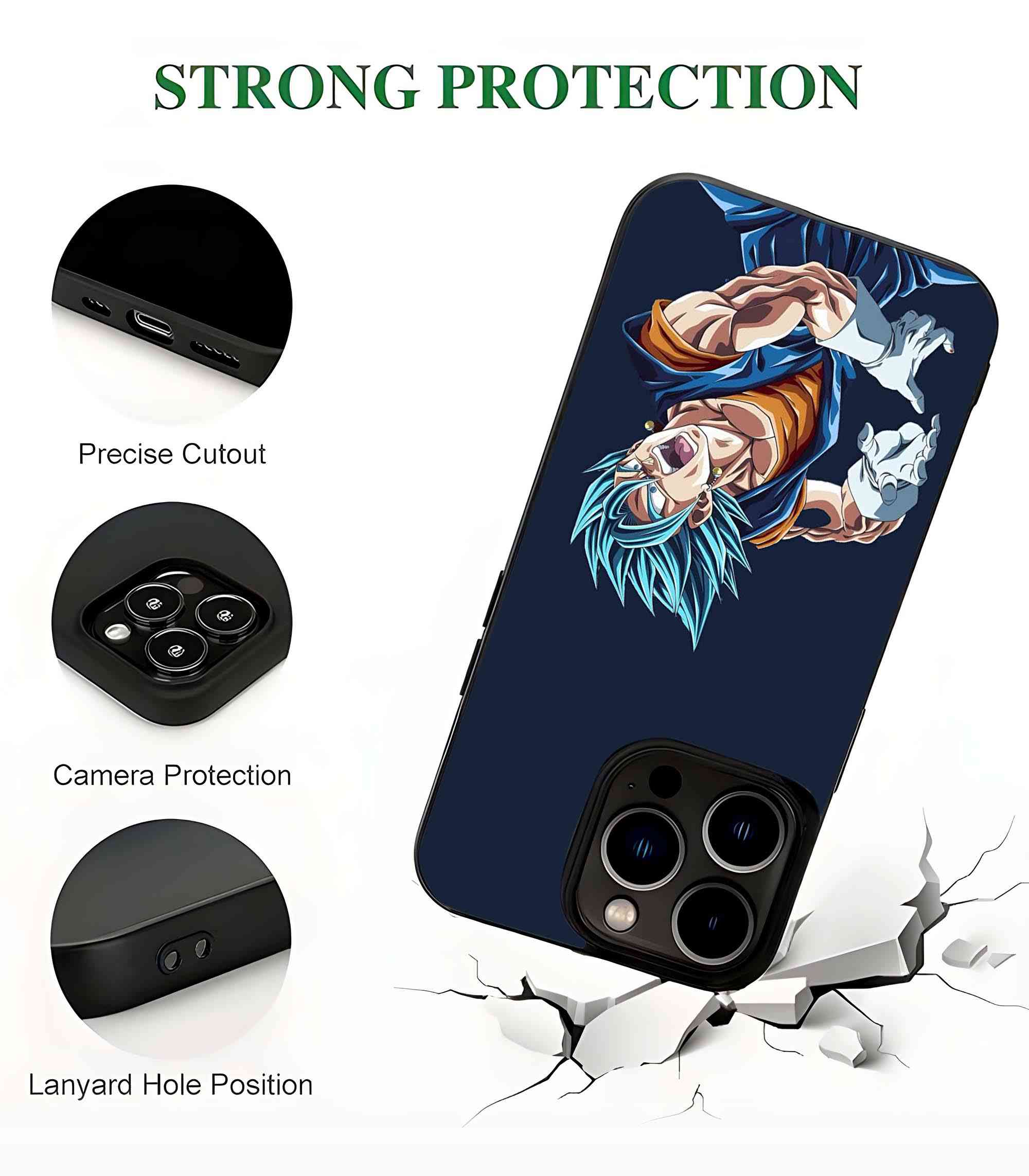 Gohan Dragon Ball 2D Rubber Mobile Back Cover Gohan Dragon Ball 2D Rubber Mobile Back Cover